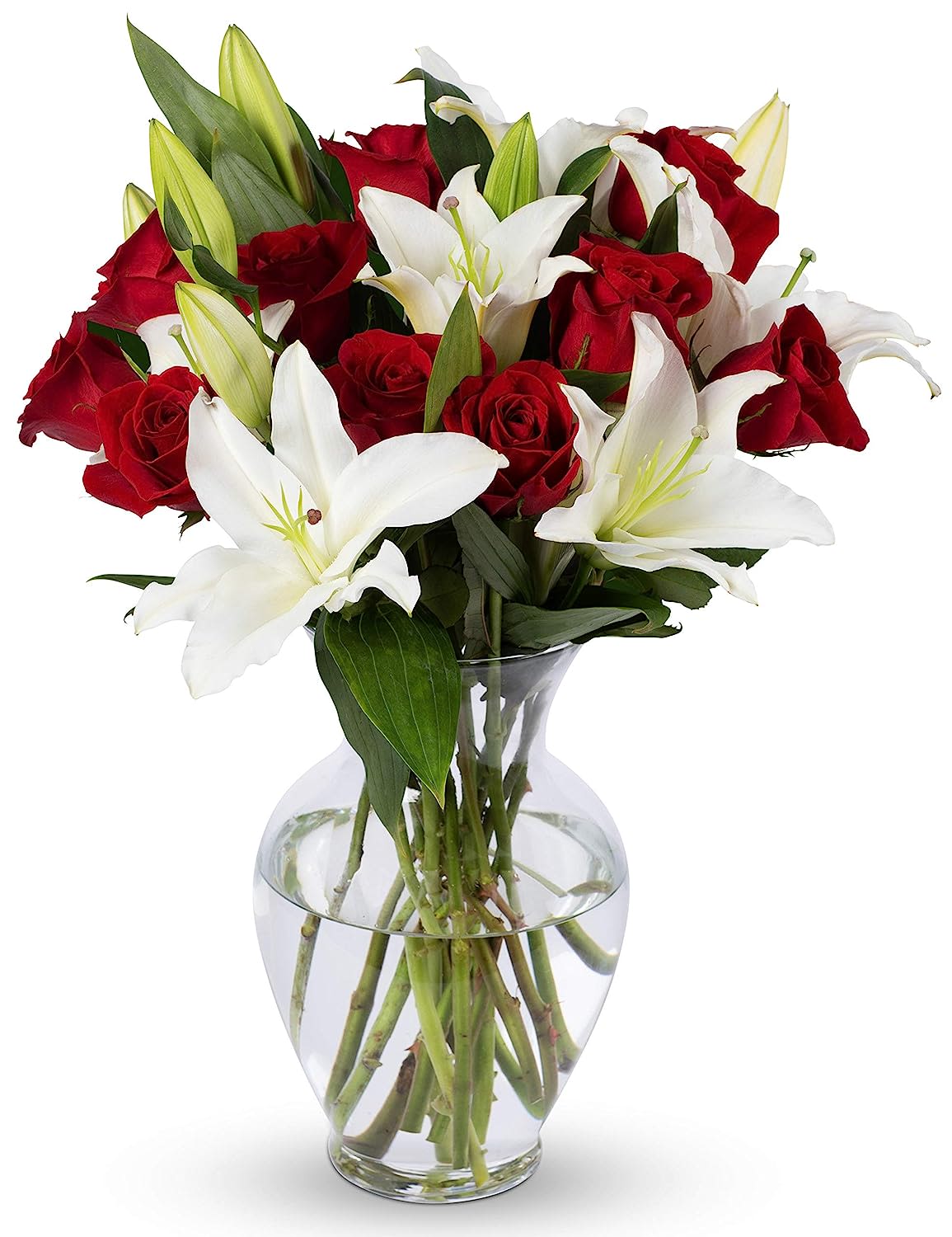 The Red Vail Bouquet 2 The Red Vail Bouquet 2 - The Red Vail Bouquet is a mix of red roses and white lilies to make a big impression on that special someone.