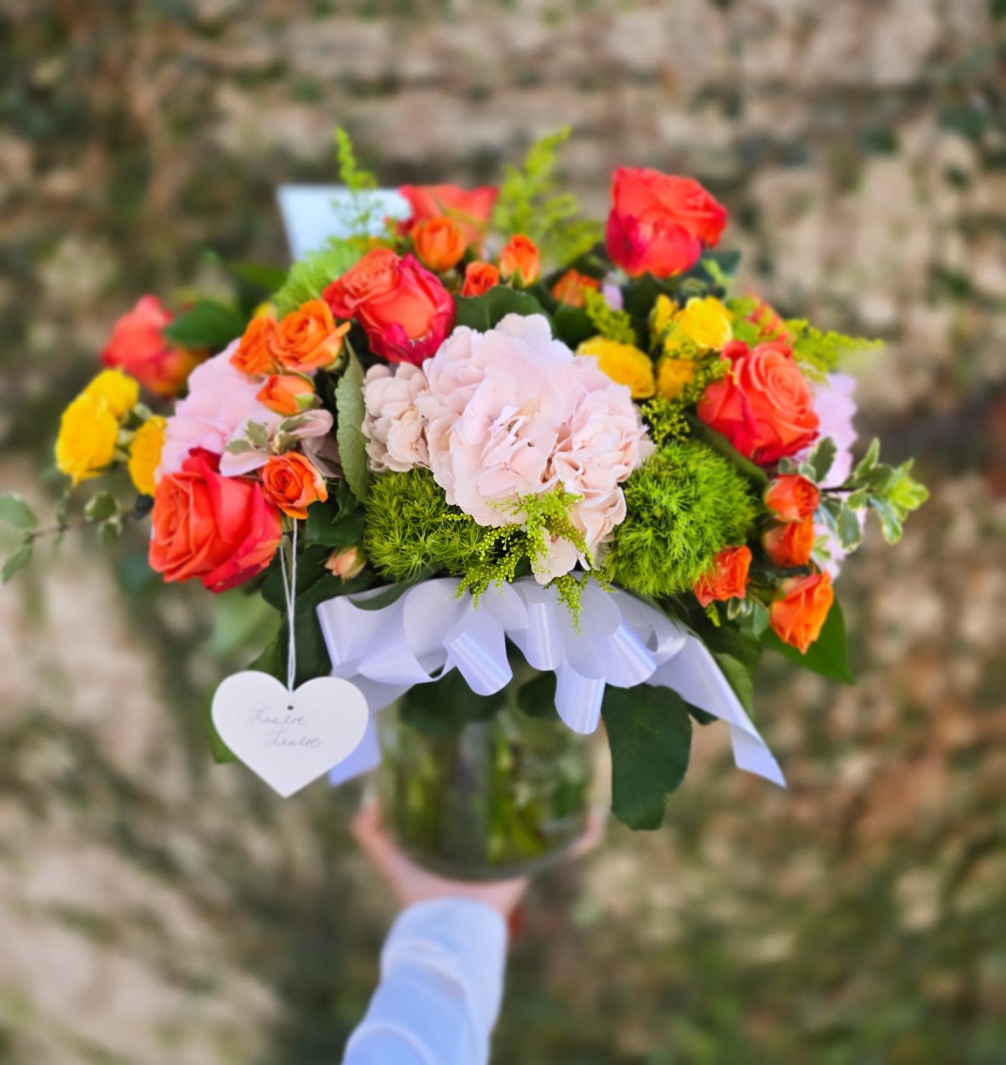 Lili Rose Bouquet - A beautiful custom vision of our &quot;Spring Has Sprung&quot; Bouquet.