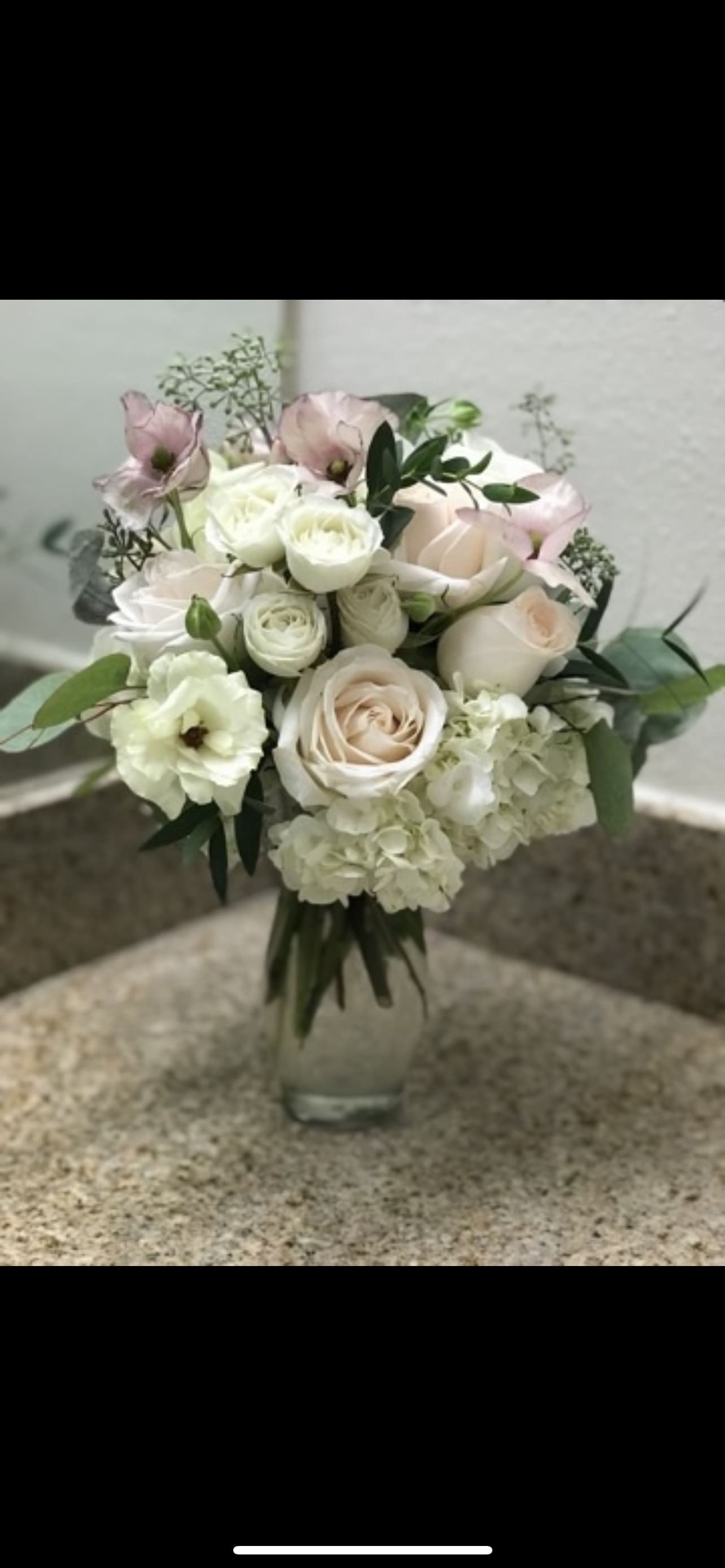 Sweet and Petite Sweet and Petite - Beautiful and fresh mix of white and soft pink flowers make this petite arrangement a perfect fit anywhere.