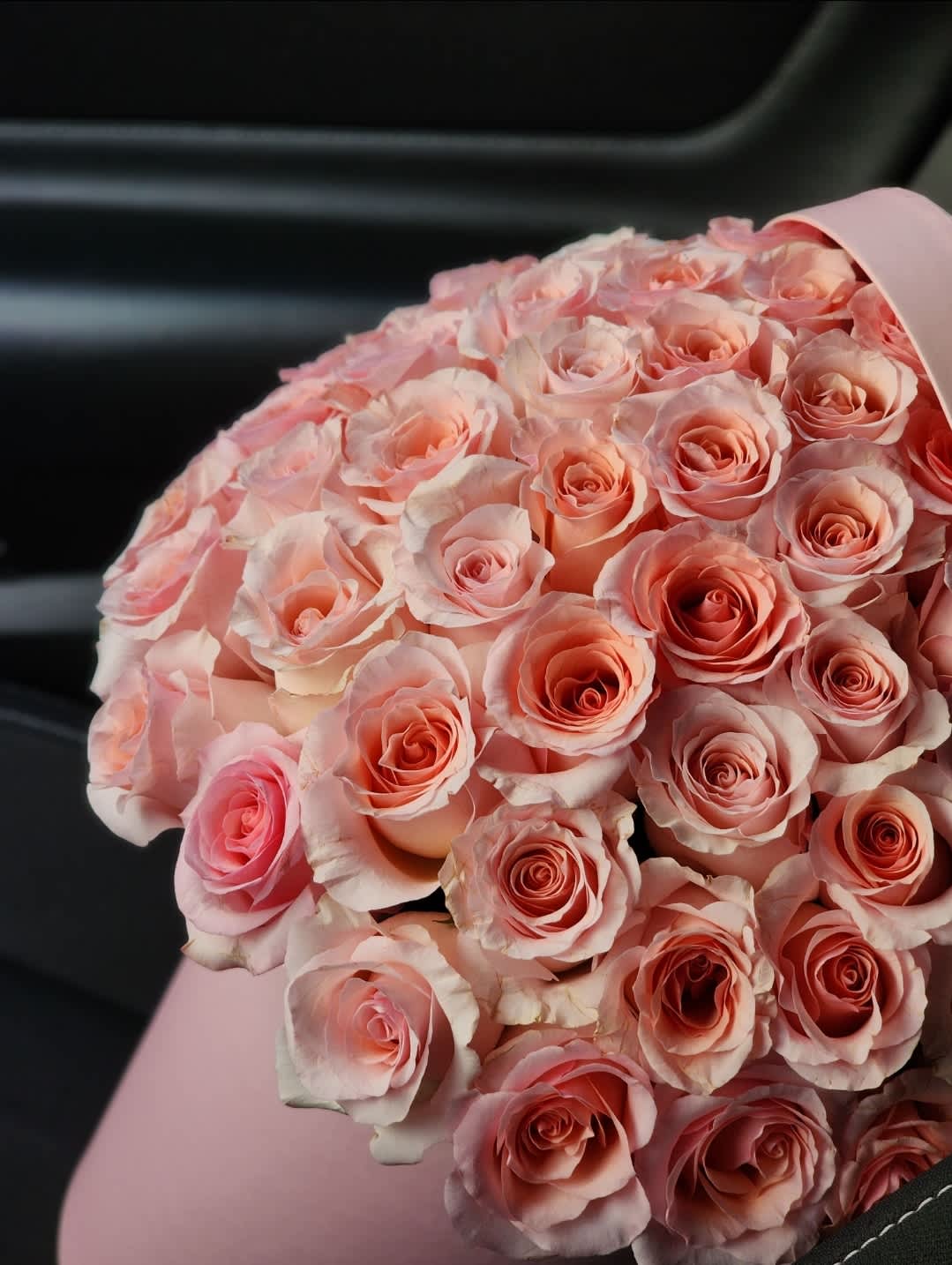 Pink Roses - Pink roses are a symbol of tenderness, elegance and sophistication. A bouquet of these beautiful flowers expresses gratitude, sympathy and tender emotions.  Disclaimer: IMAGES PROVIDED ARE ALL 50 ROSES. 