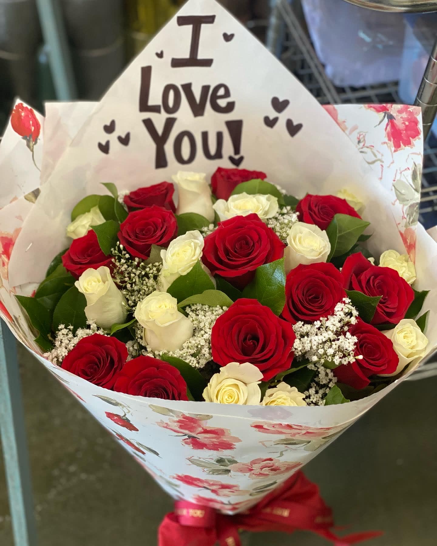 Floral Wrapping Rose Bouquet in Modesto CA Lupita s Floral Shop