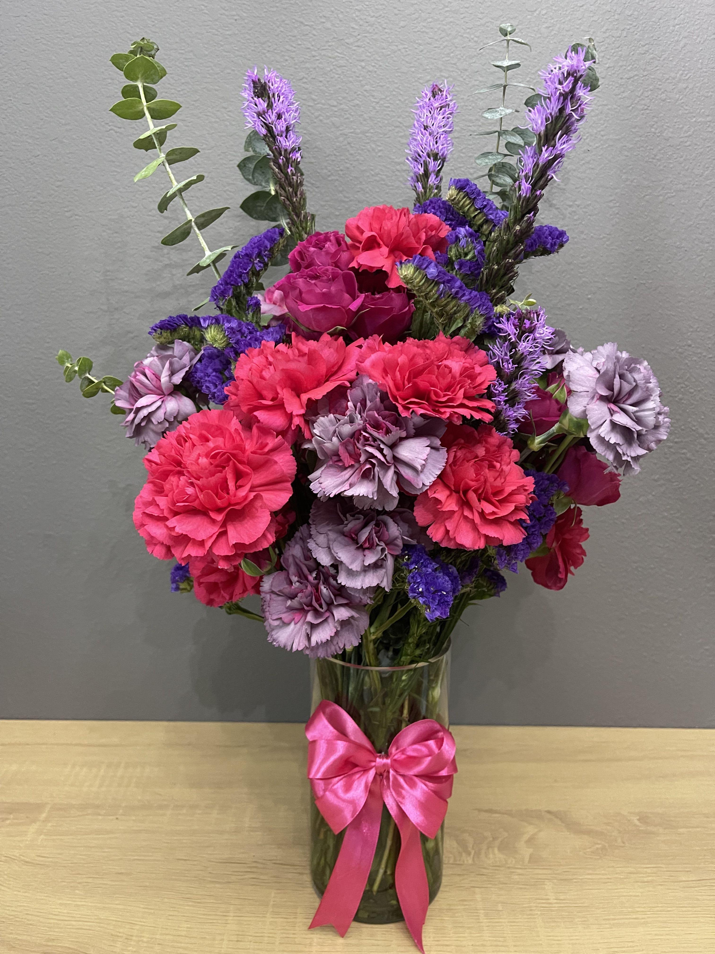 Hot Pink And Purple Flowers