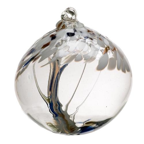 Tree of Peace - 6&quot; Tree of Peace glass ball Includes a display stand.   The beauty and tranquility of nature in essence captures the meaning of peace. Like a tree growing in harmony with the forest that surrounds it, peace brings with it a message of tolerance, acceptance and compassion. The Tree of Peace reminds us that there are no limits to our abilities of charity and understanding.