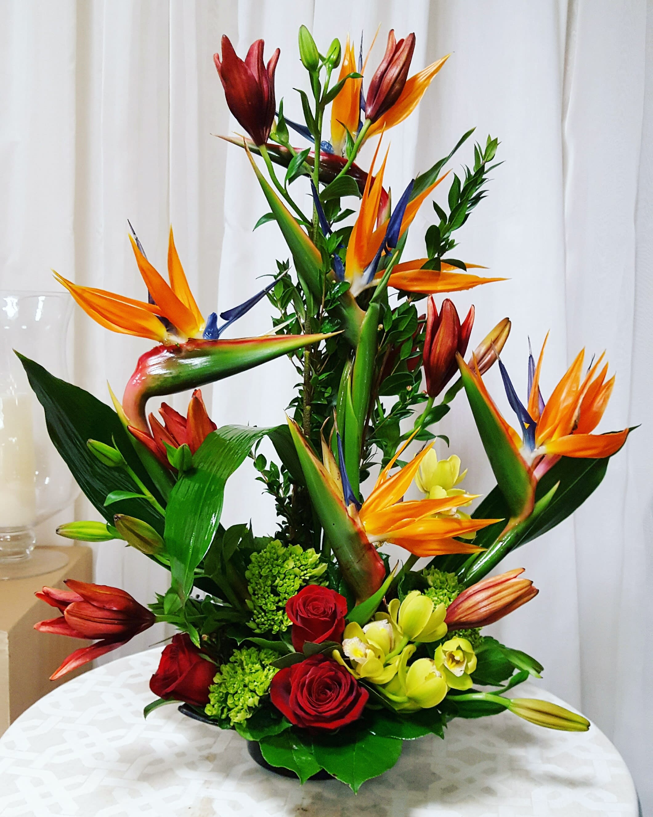 Birds of Paradise  - This stunning extoic arrangement a great every occassion. 