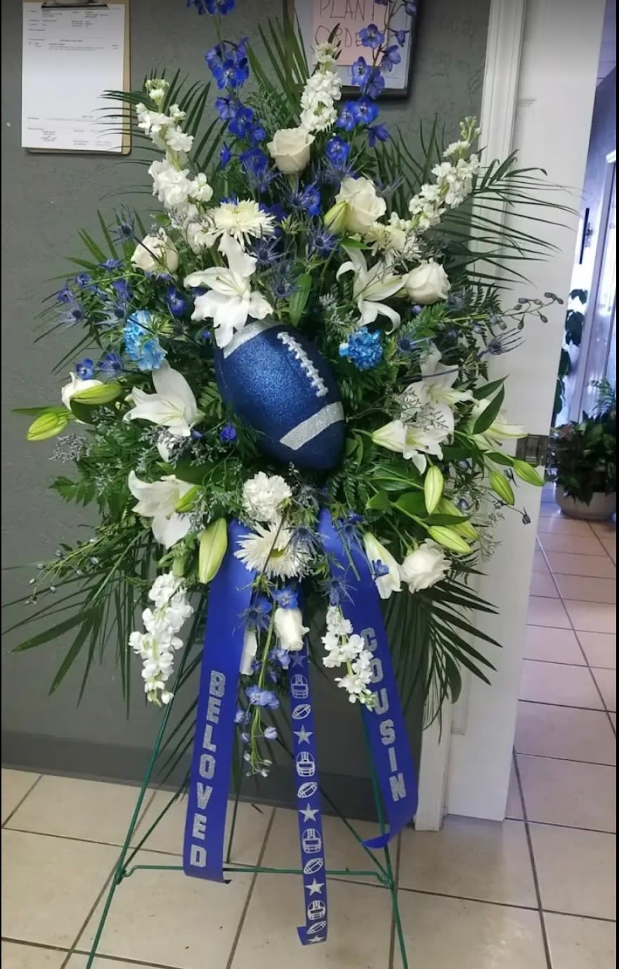 Dallas cowboy  - Blues and white 