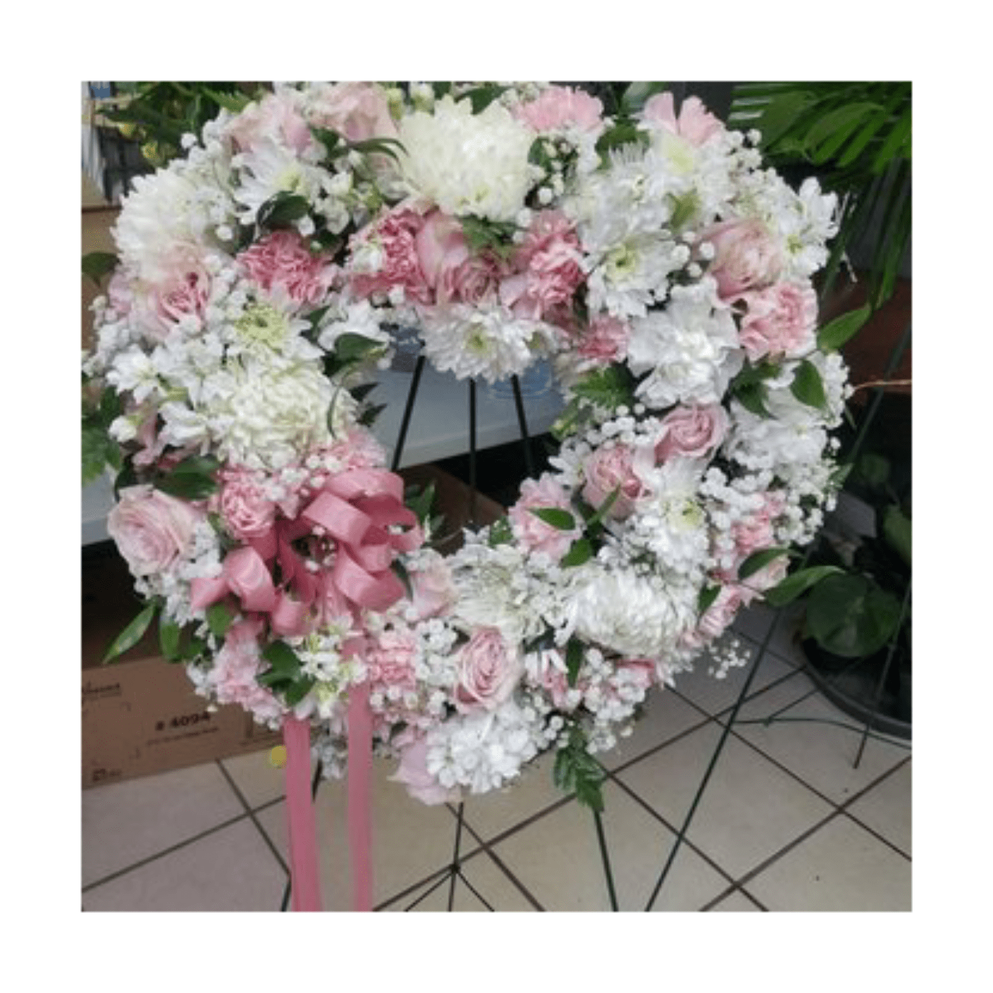 Sweetheart  - Heart pink and white