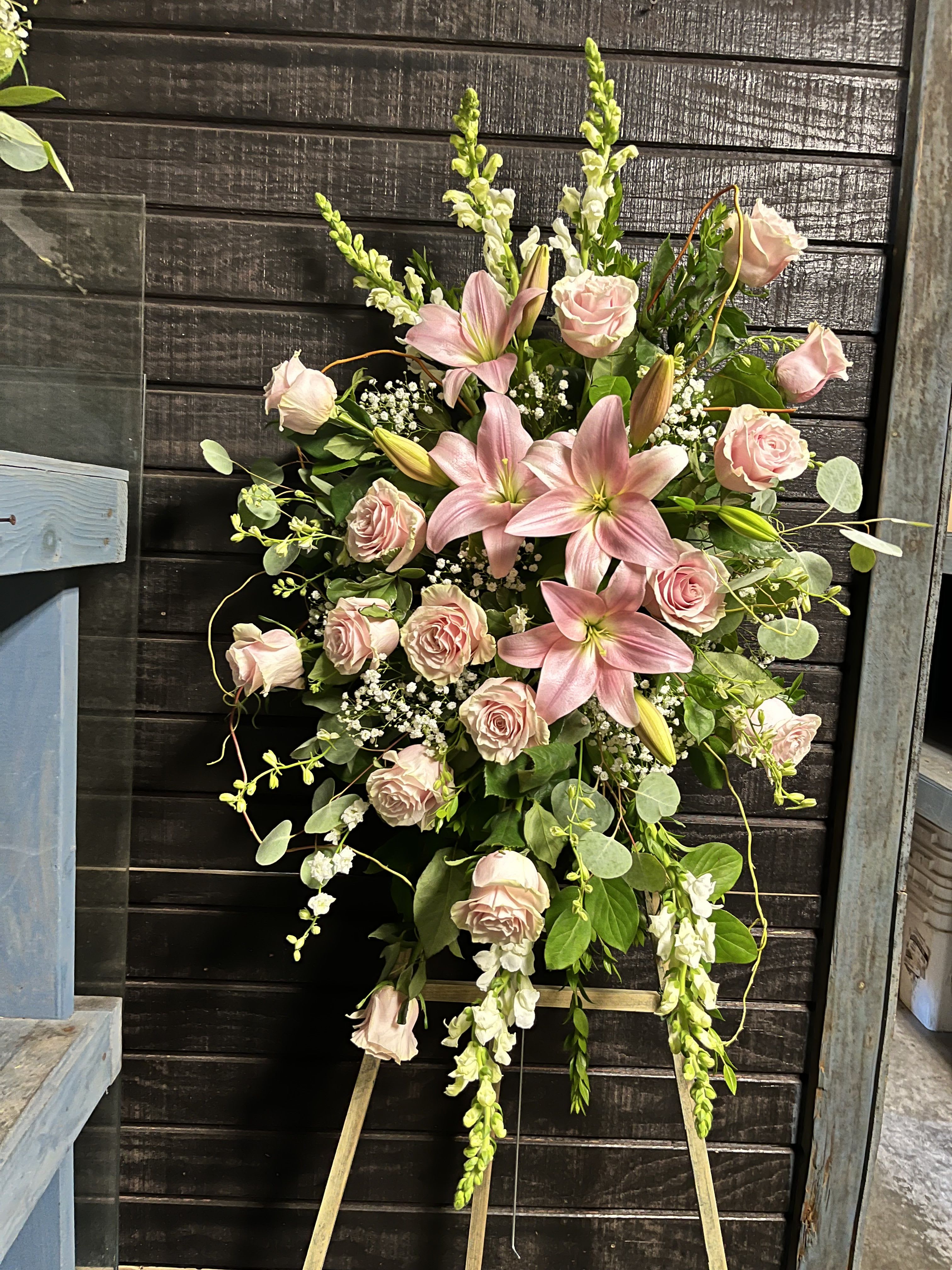 Pink Serenity - This gorgeous of pinks, whites and greens conveys your sympathy with elegance and grace