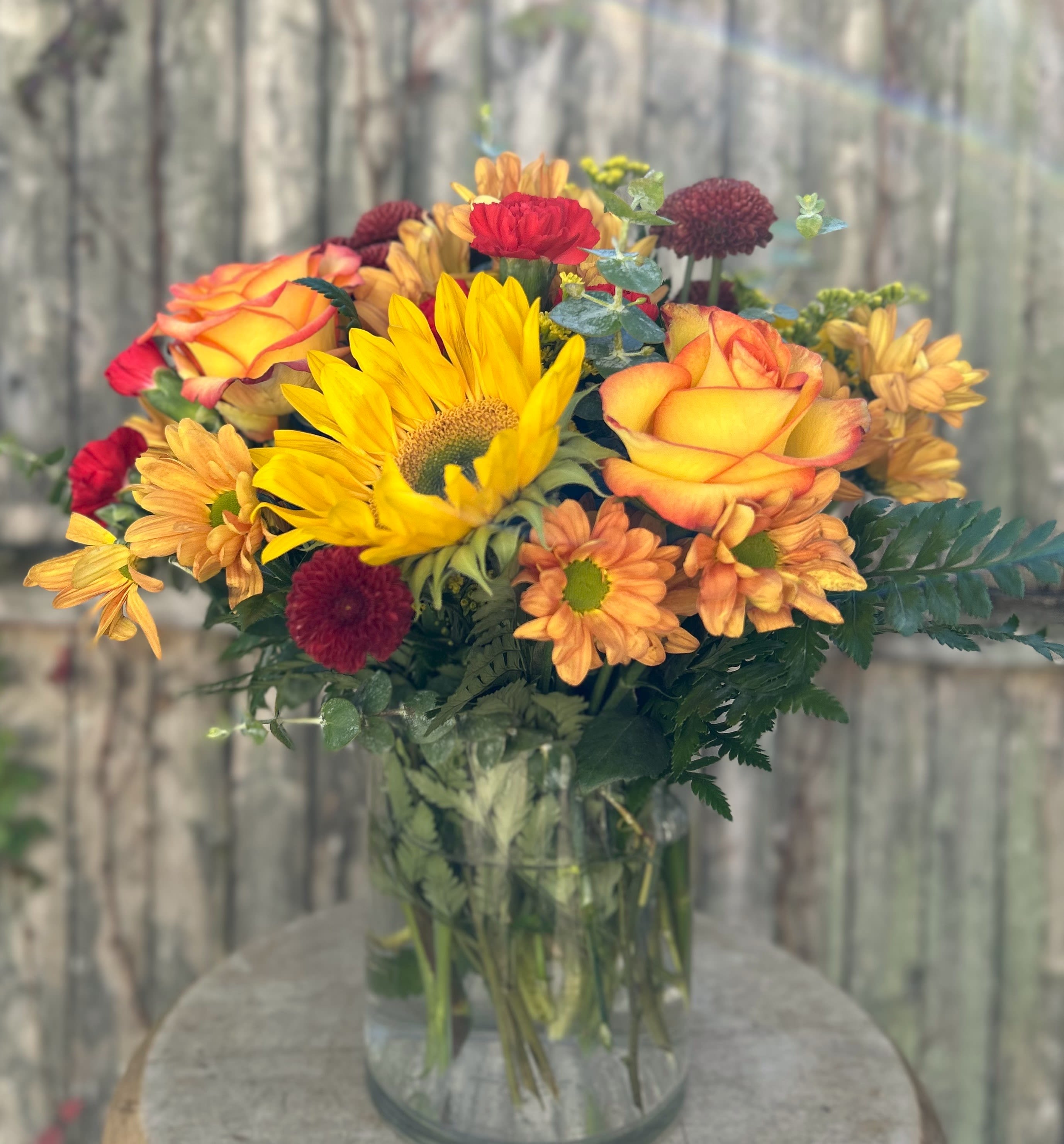 Fall is Here - Mix fresh flowers