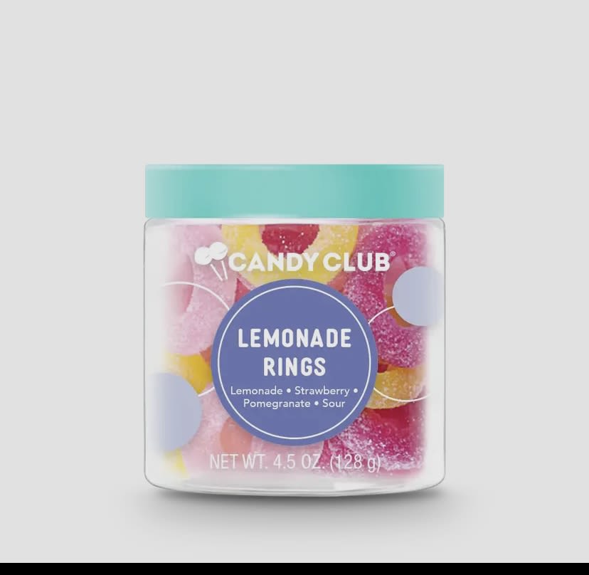 Gummy Candy Lemonade Rings Gummy Candy Lemonade Rings - Ring in a new era of deliciousness with these non-GMO gummies! Featuring classic, strawberry, and pomegranate lemonade flavors, their uniquely delicious taste and texture will keep you coming back!