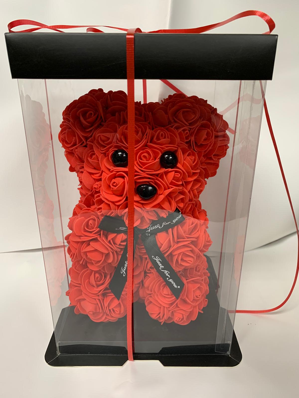A bear made of roses best sale