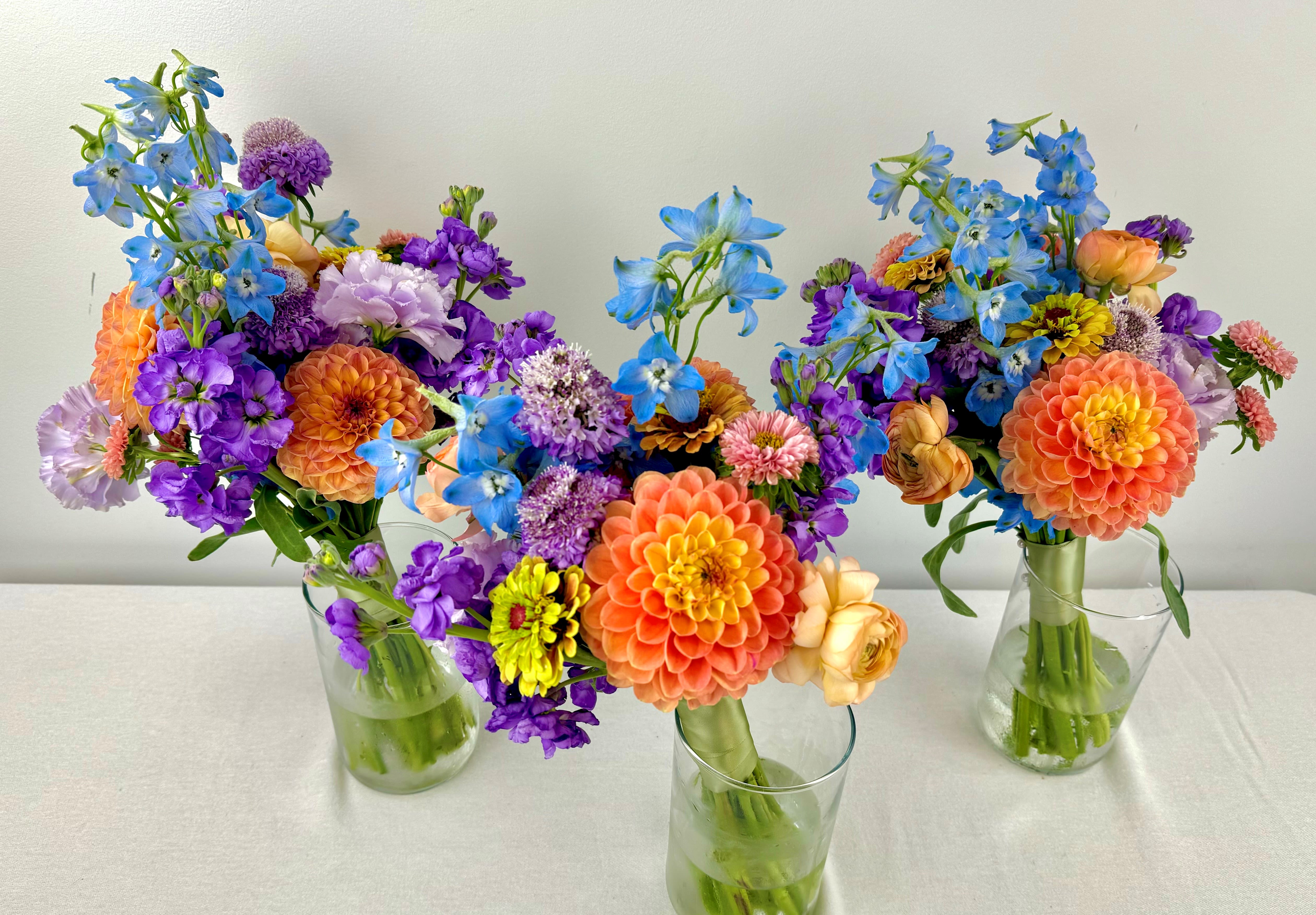 Bridesmaids Bouquets Pastel Paradise - Romantic Pastel Hues for Your Dream Wedding!