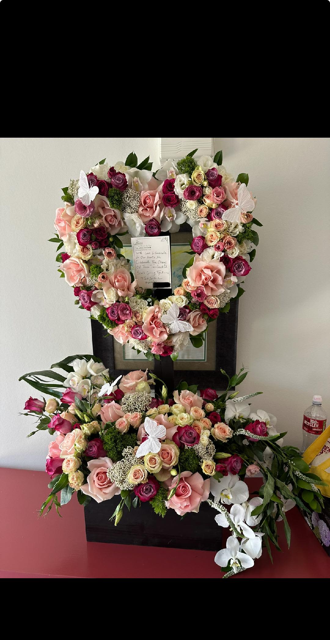 Eternal Love Floral Heart  - Perfect for your special someone for all different occasions.