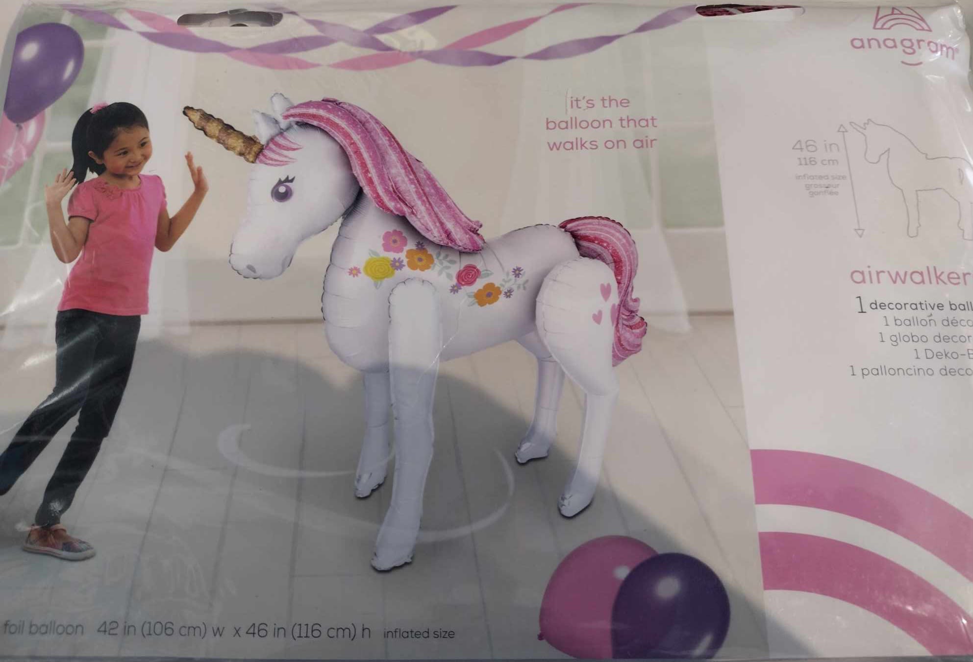 Airwalks Unicorn Balloon Airwalks Unicorn Balloon - 46in Airwalks Unicorn Balloon
