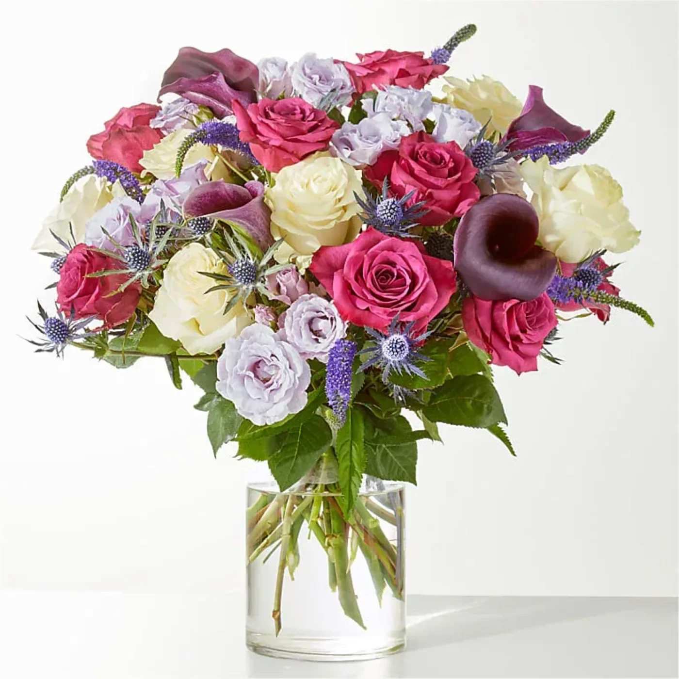 Garden Goddess Bouquet Garden Goddess Bouquet - With all the fragrance and exquisite beauty of a treasured garden, this arrangement of rich blues and purples will be sure to wow.