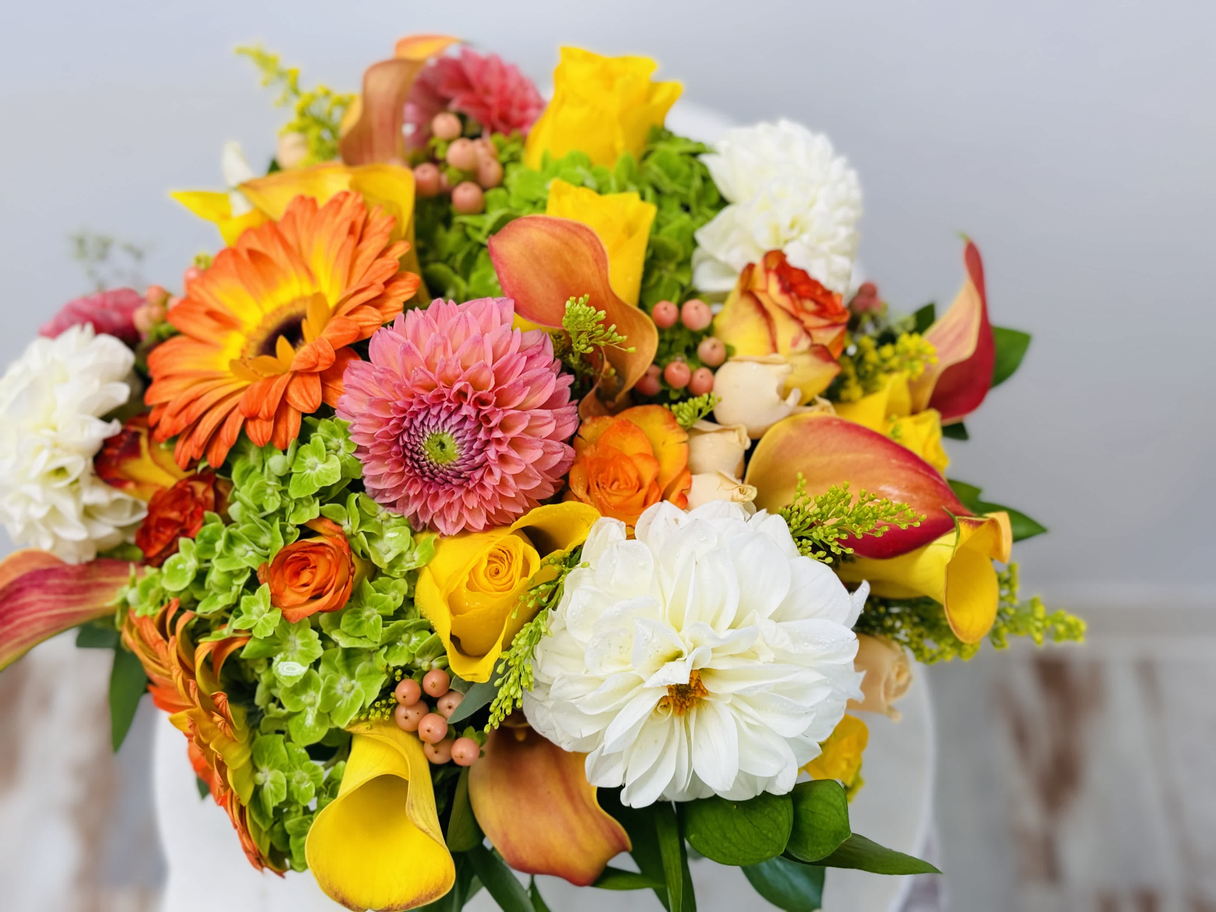 Sunshine  - A luxe arrangement full of sunshine! 