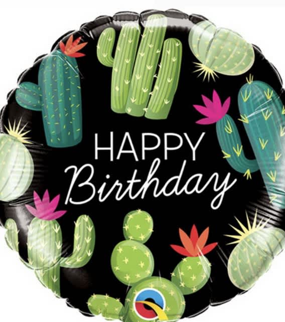 Desert Birthday Mylar Balloon - Desert Birthday Mylar Balloon