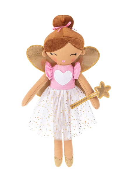 Tooth Fairy Friend - Girl (LOAL PICKUP AND DELIVRY ONLY) - Color: Multi Dimensions: 14&quot; H. Tooth fairy soft doll with a heart pocket for coin/tooth  Not available for delivery unless as an ADD-ON. 