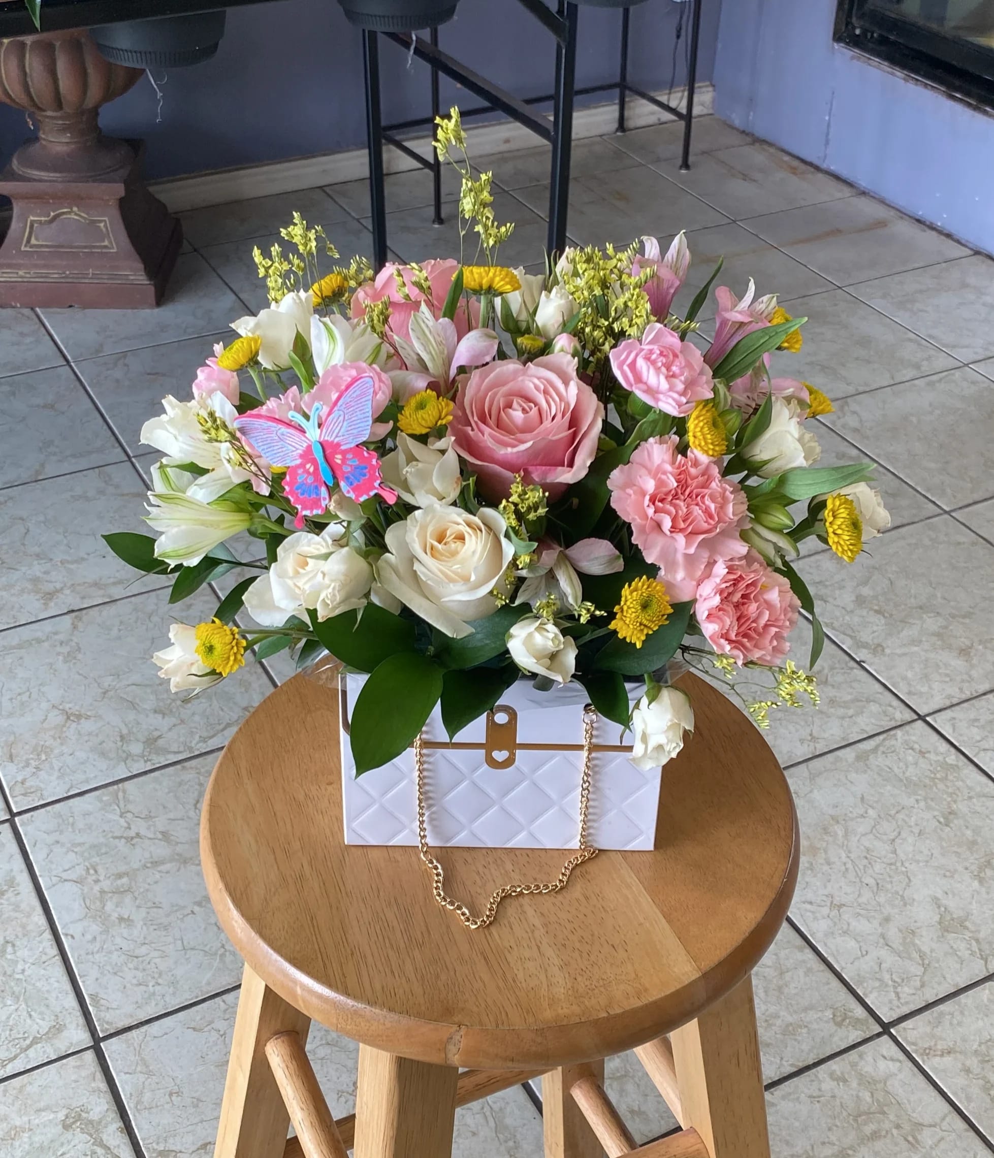 Bag of artificial flowers sale