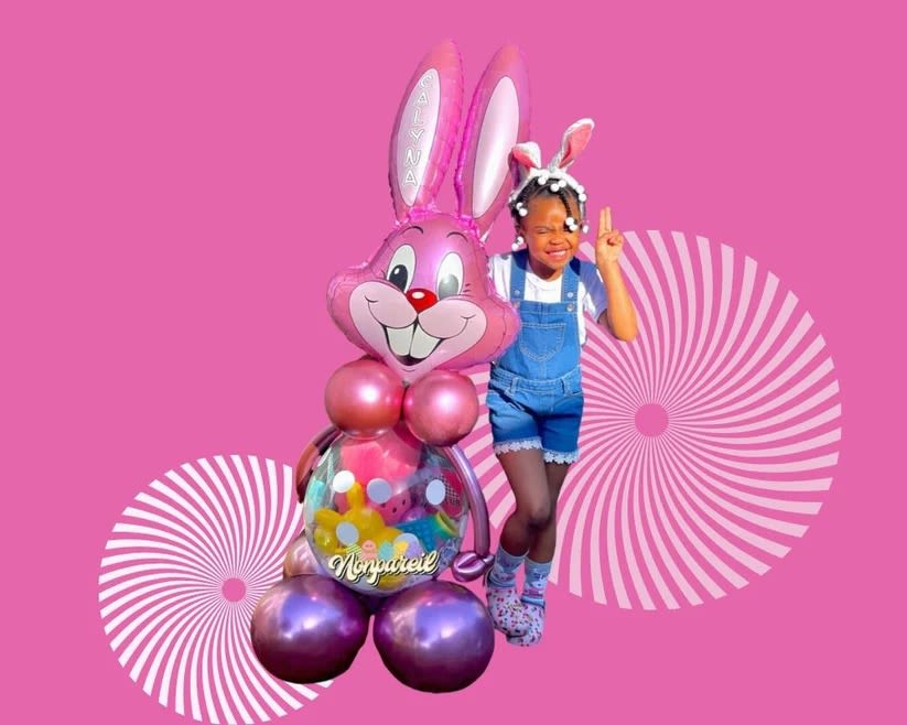 EASTER BUNNY STUFFED BALLOON EASTER BUNNY STUFFED BALLOON - EASTER BUNNY STUFFED BALLOON