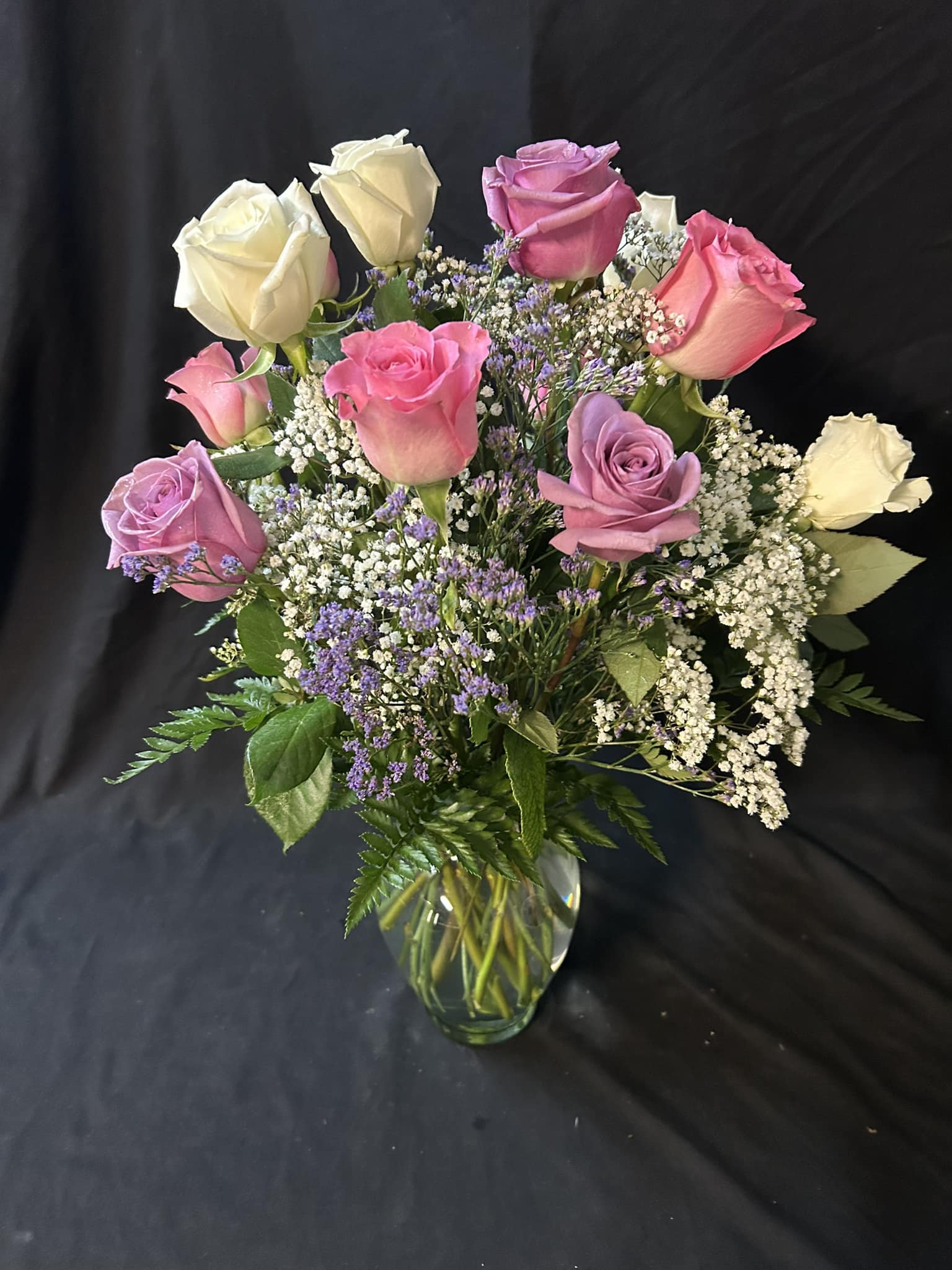dozen multicolor roses dozen multicolor roses - dozen multicolor roses