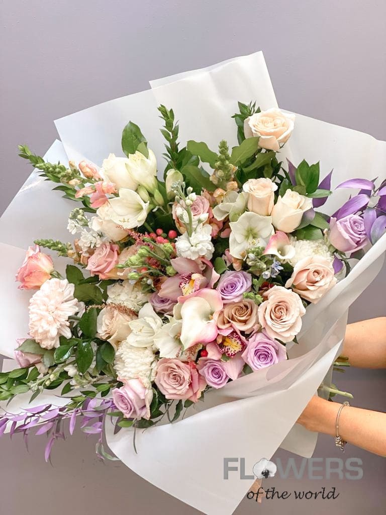 Pink, White, Lavender Bouquet Pink, White, Lavender Bouquet - Pink, White, Lavender Bouquet