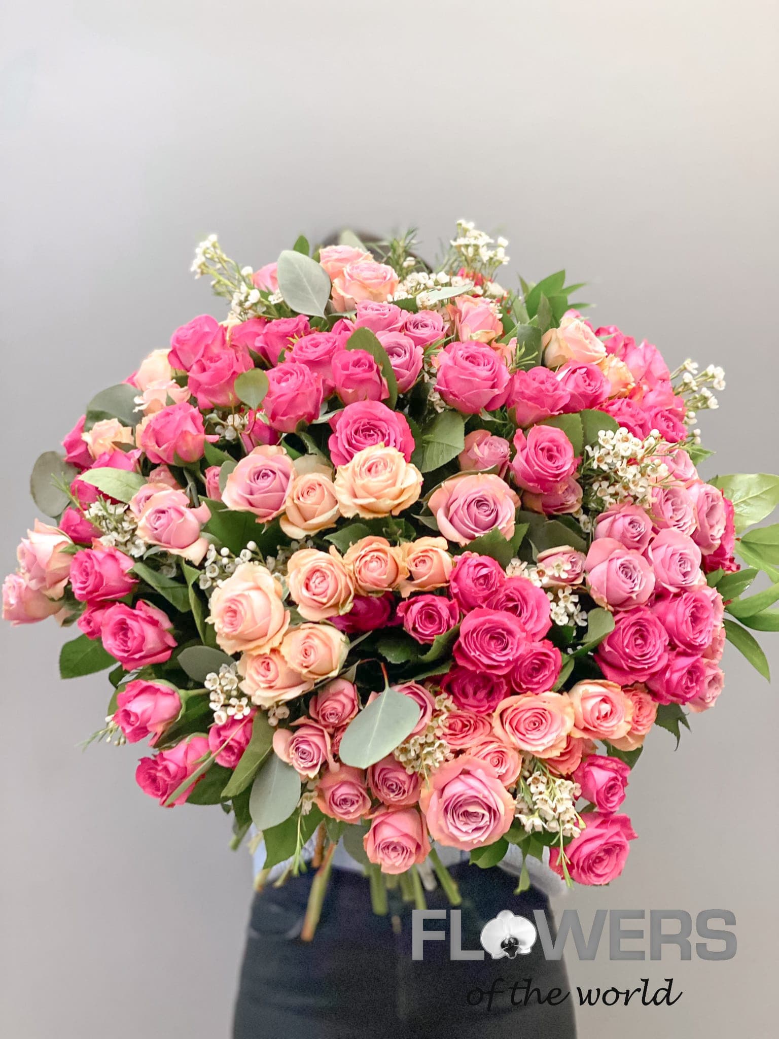 Shades of Pink Spray Roses Bouquet Shades of Pink Spray Roses Bouquet - Shades of Pink Spray Roses Bouquet