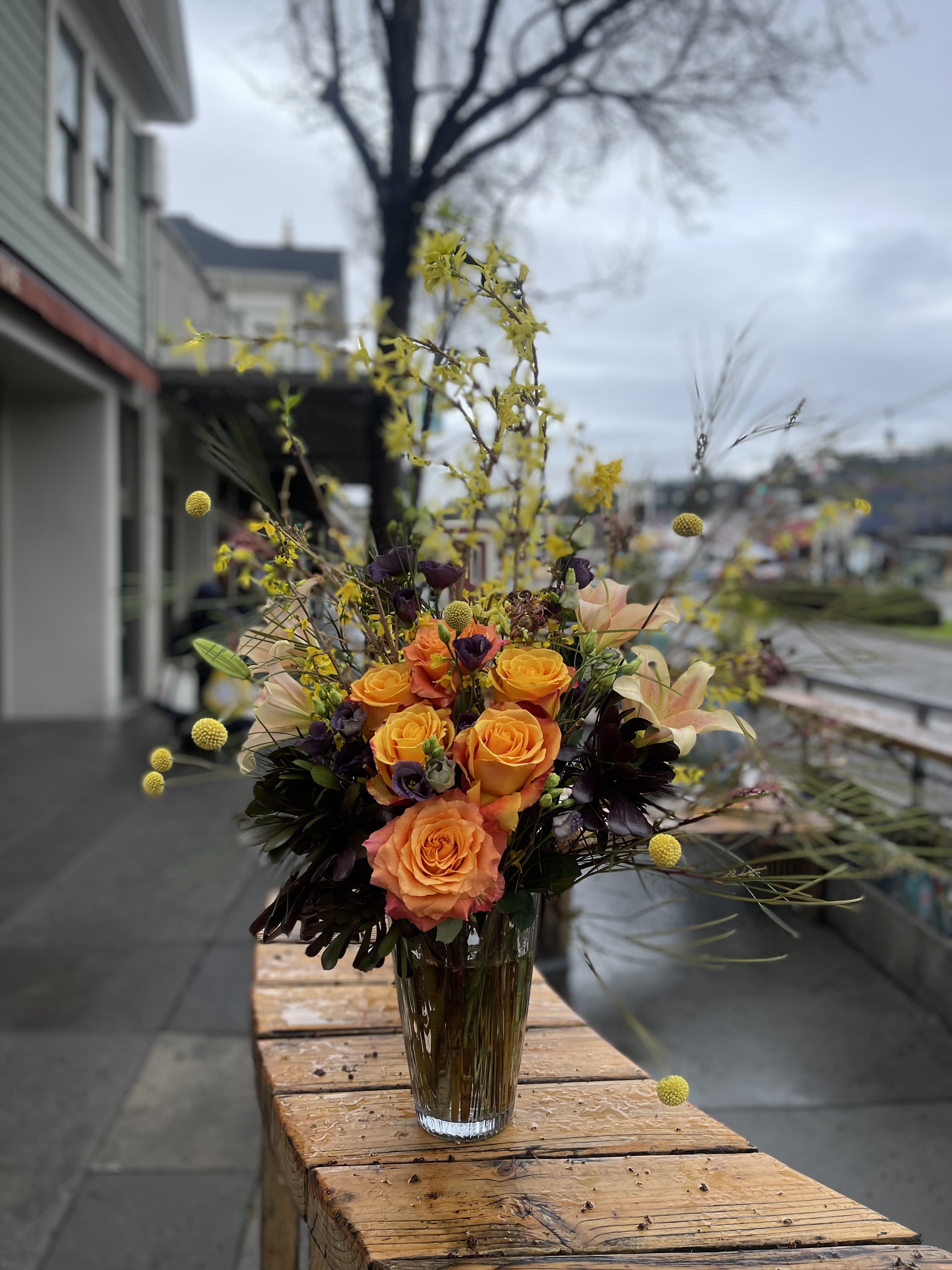 Just because Just because - It’s a nice medium sized arrangement for the countertop