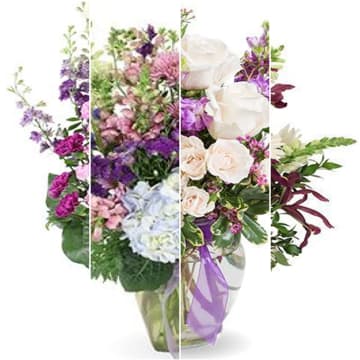 Shades of Purple Shades of Purple - Mixture of purples and colors that accent purple but still let it shine.