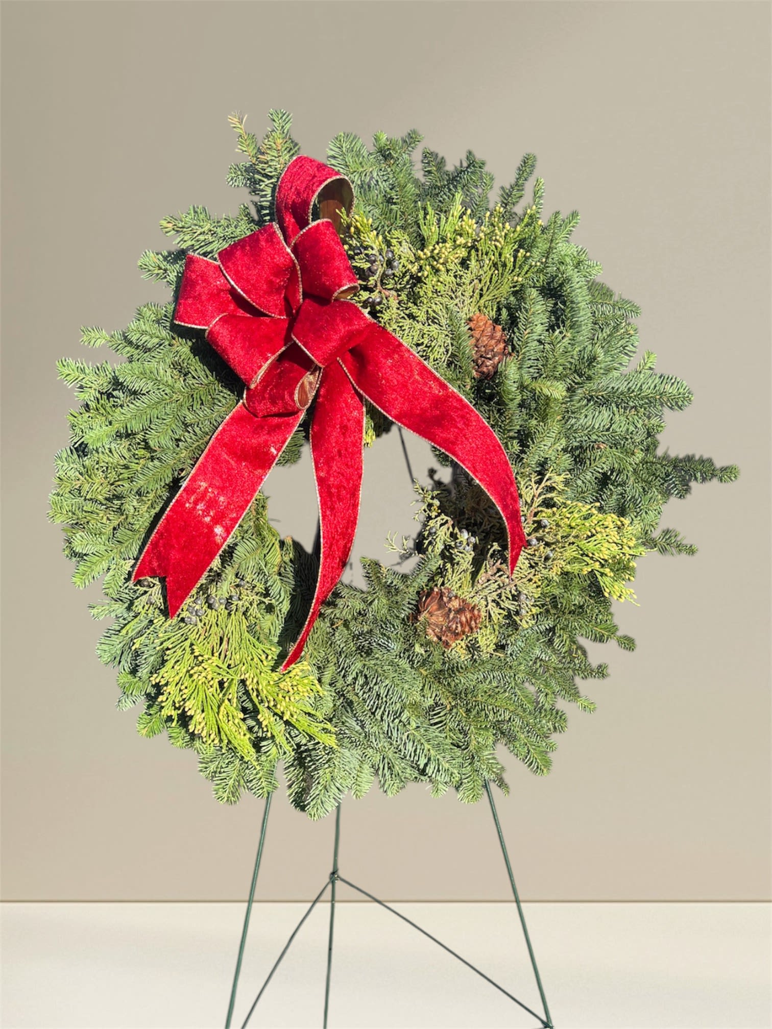 Christmas Wreath by Galleria Florist