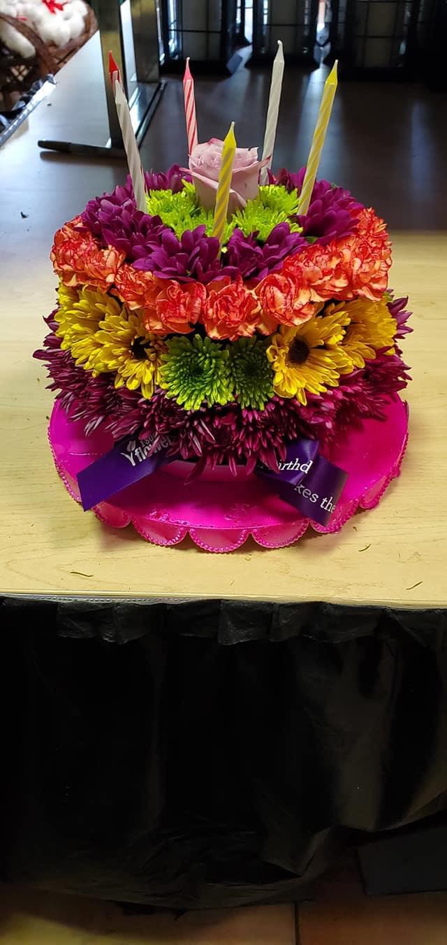 Flower cake - Flower cake perfect for birthday