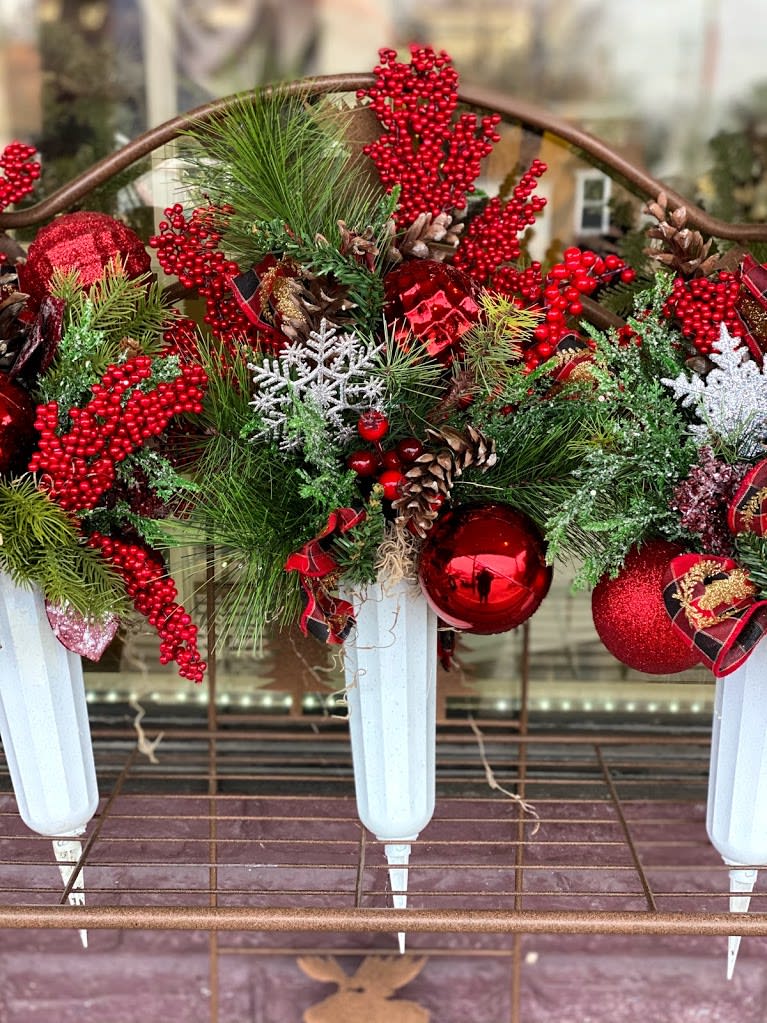 Spread the Spirit - Christmas themed cemetery cones
