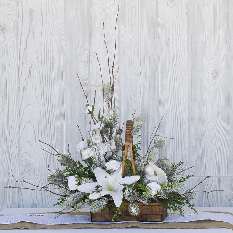 Snowpine Angels Snowpine Angels - Send "Snowpine Angels" to comfort a loved one or add a touch of elegance to your Christmas table.