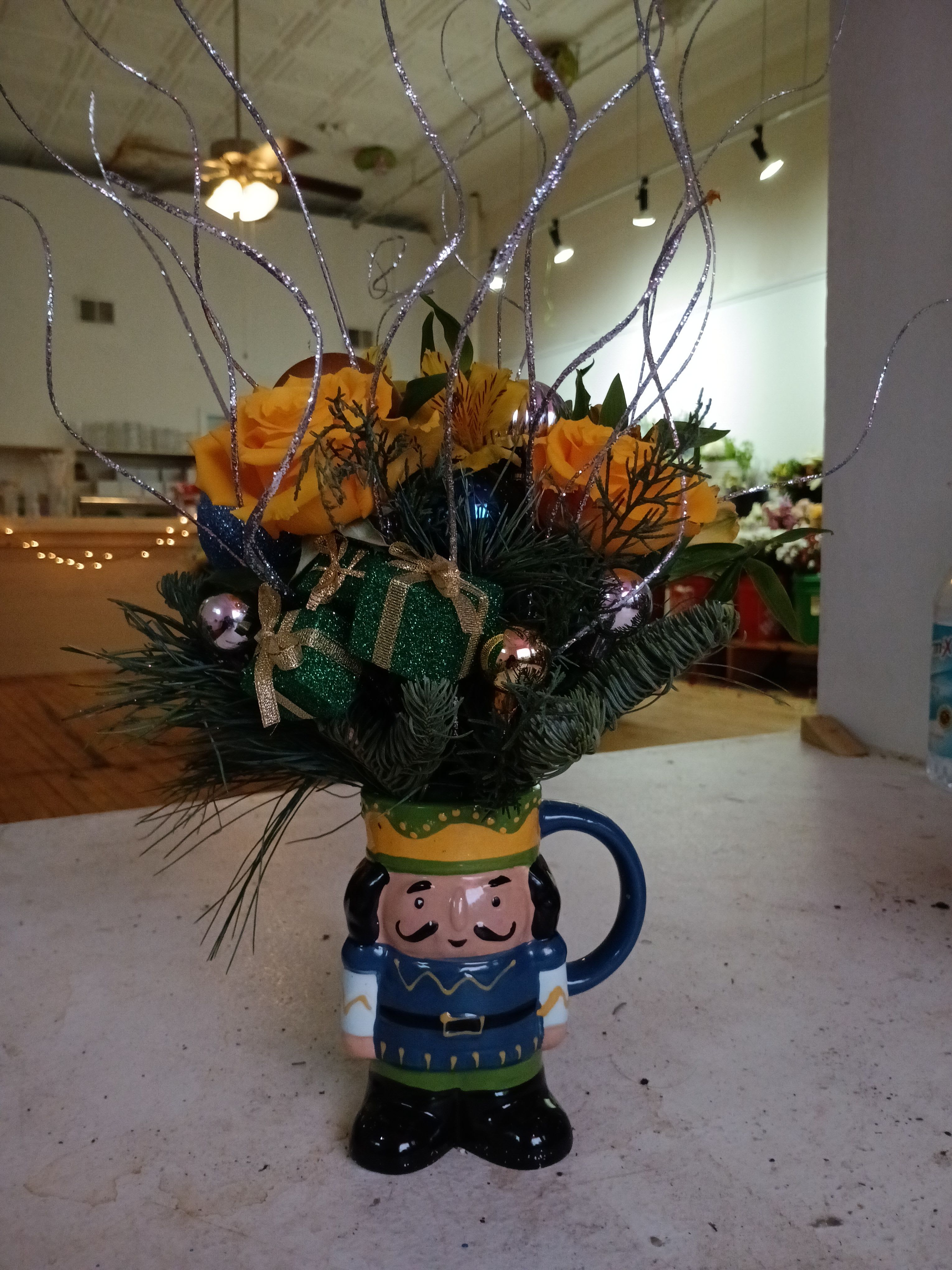 &quot;Nutcracker&quot; mug with Christmas/ New Year arrangement - Cheerful a d special little &quot;Nutcracker&quot; cup arranged for Christmas/ New Year