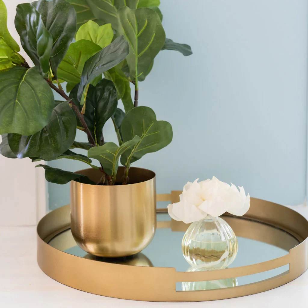 Merry Memories Flower Diffuser - Our Flower Diffuser includes your favorite Greenleaf fragrance oil and a sola paper flower that emits a beautiful, blooming scent for up to 60 days! As the fragrance oils are absorbed through the wick, the flower begins to “bloom,” slowly emitting the fragrance and eventually resembling real flower petals.  Did you Know? You can use a Refill! Bring your Flower Diffuser back to life by using the entire contents of one of our Reed Diffuser Oil Refills in the same fragrance to enjoy your Flower Diffuser one additional time after initial use.  What Makes it Special:  Beautiful fragrance created in-house by a team of professional perfumers Through Greenleaf Cares, proceeds of this product support organizations in the fight to end human trafficking  Fragrance: Merry Memories Fragrance Family: Sweet &amp; Spicy Fragrance Description: Enjoy all the warmth and holiday cheer that Merry Memories has to offer through delightful notes of cinnamon, vanilla, clove, and sugared pear.  Use and Care:  Place diffuser vase on a flat, stable surface Holding glass at base, carefully twist the cork out of the container Extend the stem of the flower fully and place it into the bottle, ensuring that the wire located within the wick is fully inserted into the neck of the container Enjoy the fragrance as well as the beauty of the flower as it blooms for up to 60 days When all the oil has been diffused and the flower begins to dry out, replace your Flower Diffuser 