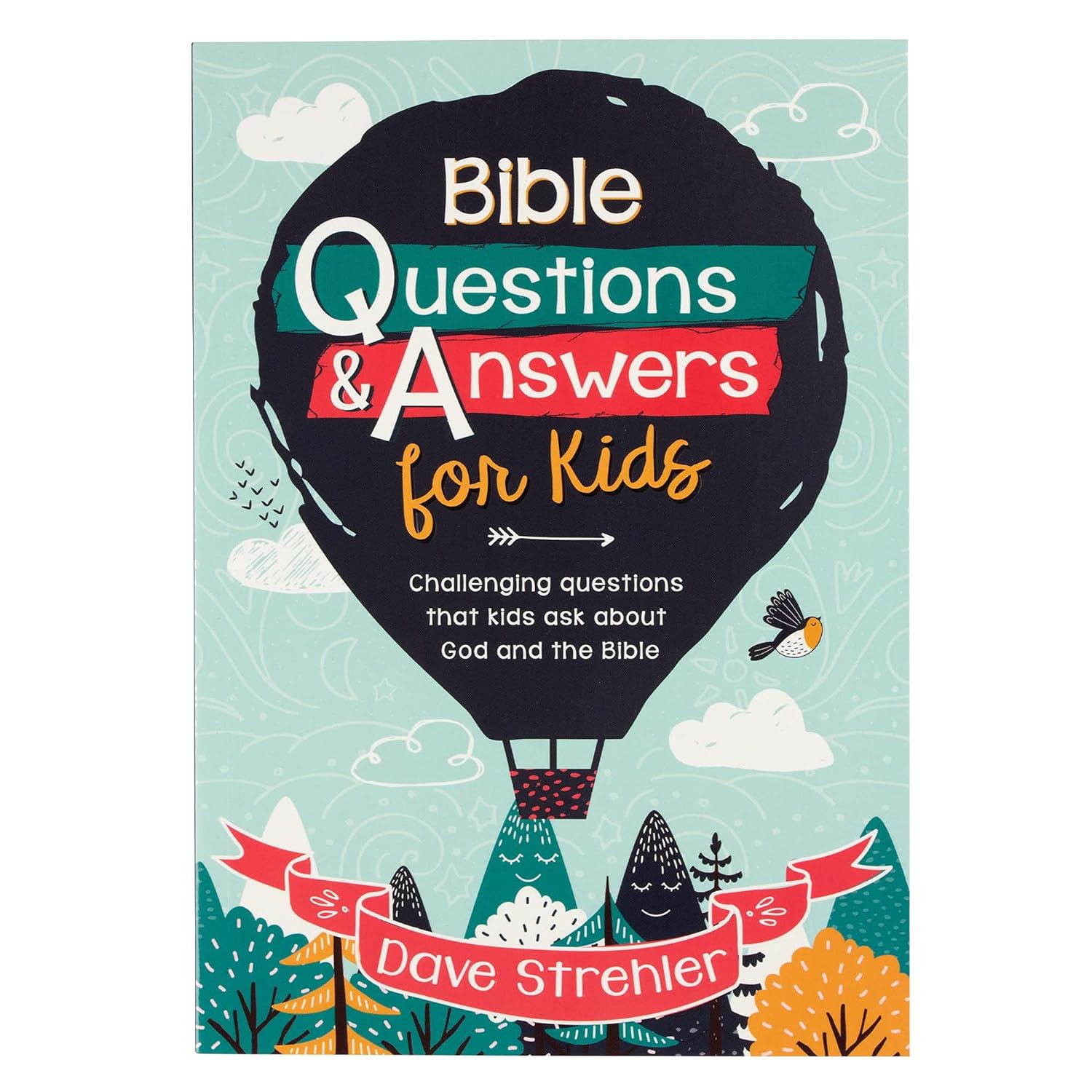 Bible Questions & Answers for Kids, Softcover Bible Questions & Answers for Kids, Softcover - In Bible Questions & Answers for Kids by Dave Strehler, Strehler provides age-appropriate and Bible-based answers to more than 80 questions children ask about God, faith, and the Bible. Many times kids can ask very complexing questions, and it can be difficult to know exactly what to say to their thoughtful questions. Children can explore the answers to their most puzzling questions, they can answer the quiz questions throughout the book and find the answer to a mystery message. This book also provides short summaries on each of the 66 books of the Bible and each has a key verse that is easy to memorize. It also includes two fun wordsearch puzzles that challenge kids to find all 66 book names. Paperback, 196 pages.