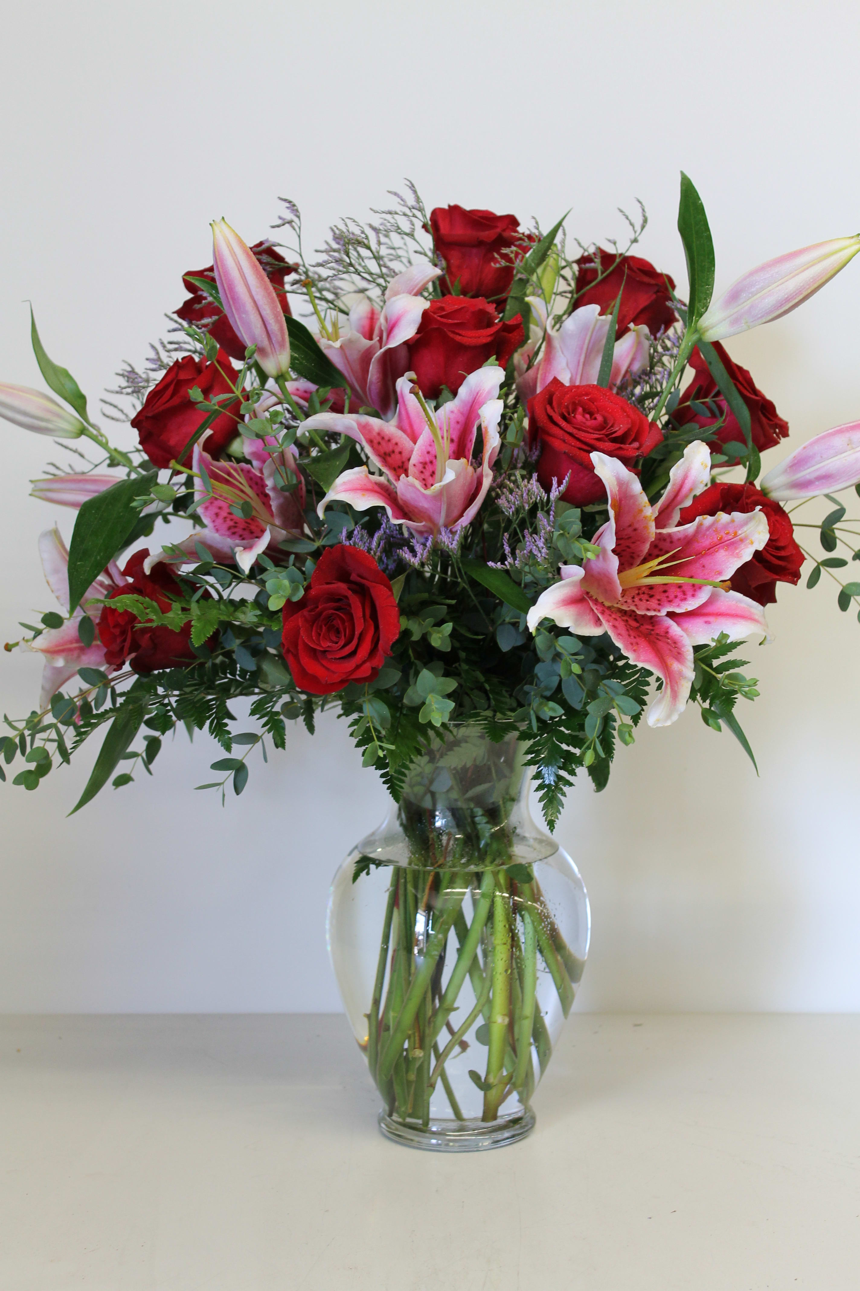 Rosy Star Rosy Star - Rose and Stargazer