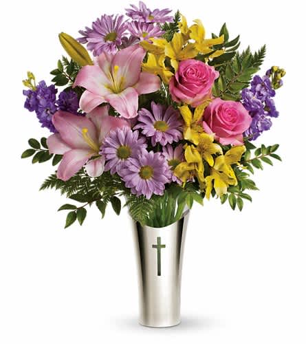Teleflora's Silver Cross Bouquet Teleflora's Silver Cross Bouquet - Teleflora