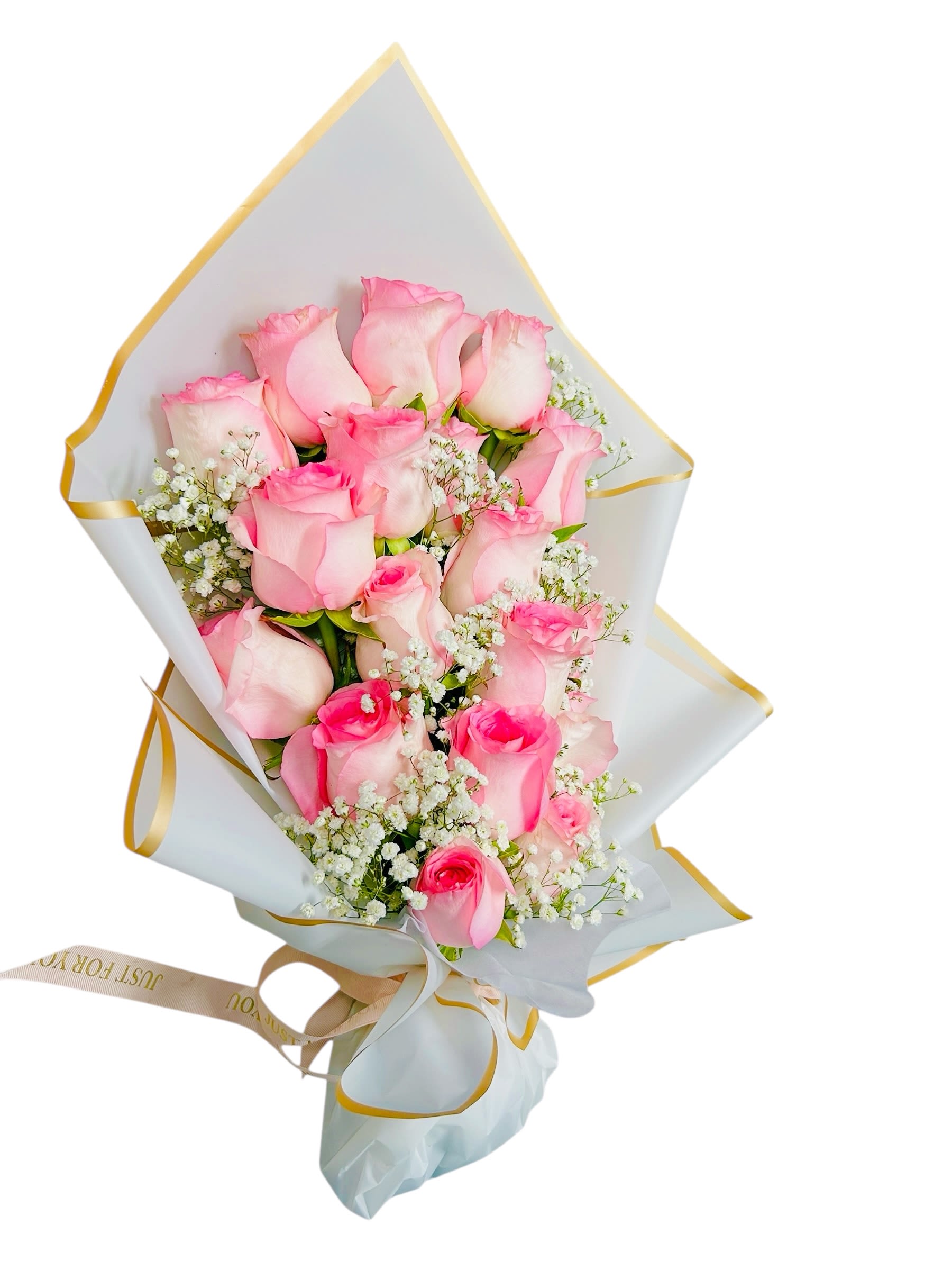 Sweet Pink Sweet Pink - This item not coming with vase ,You need Use Vase When you home . If You Want Change Paper Color Make a Note When You Order Or Message To 707-914-8106 We Do Same Day Delivery Whole Bay Area