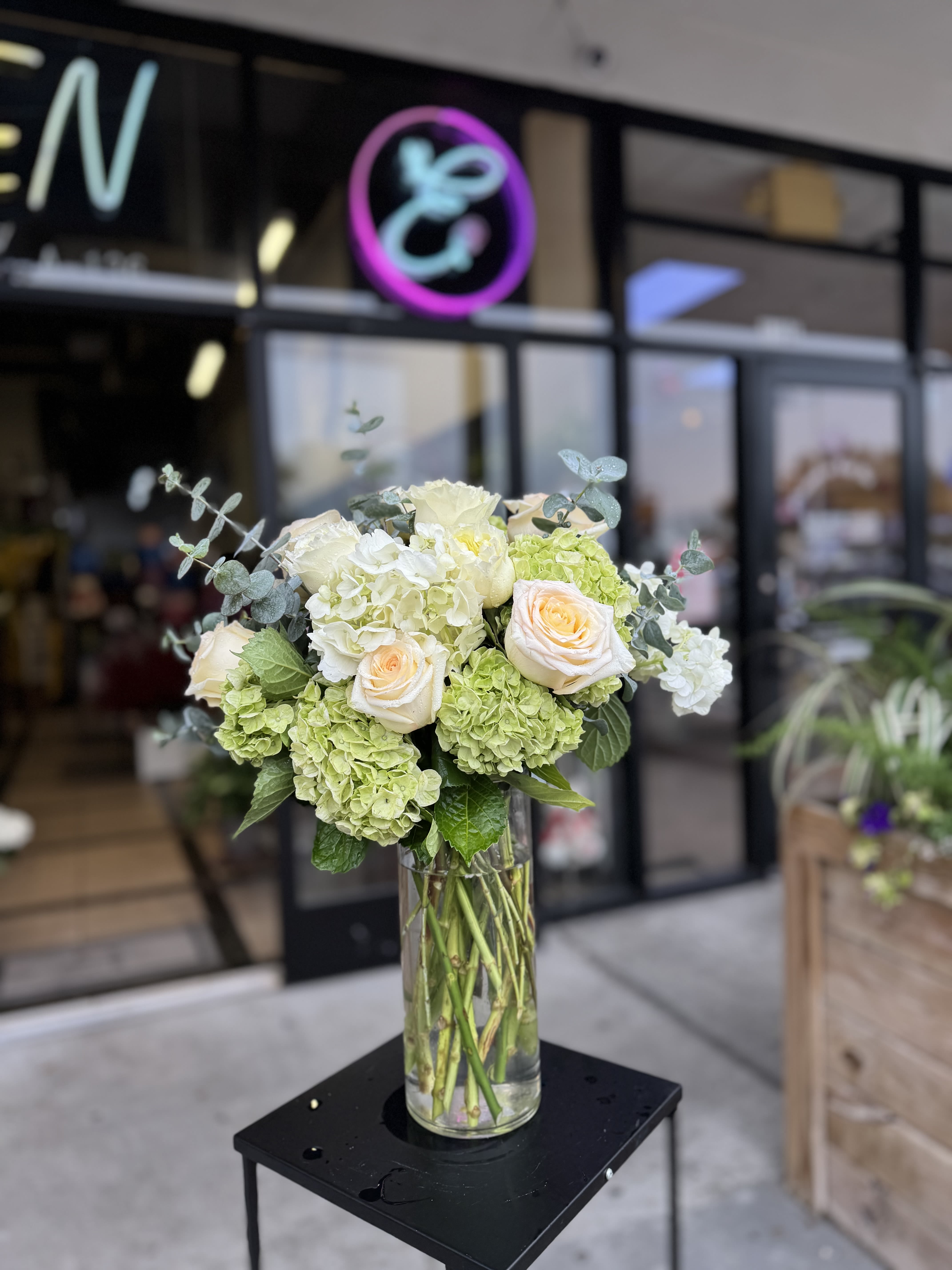 Vase Arrangement #13 Vase Arrangement #13 - Enhance any space with our sophisticated flower arrangements in vases from Elegance Flowers. Each arrangement blends seasonal blooms with classic favorites in exquisite vases, perfect for home, office, or special events. Crafted for longevity and visual appeal, our designs add a touch of elegance and charm, making them ideal for gifting or personal enjoyment.