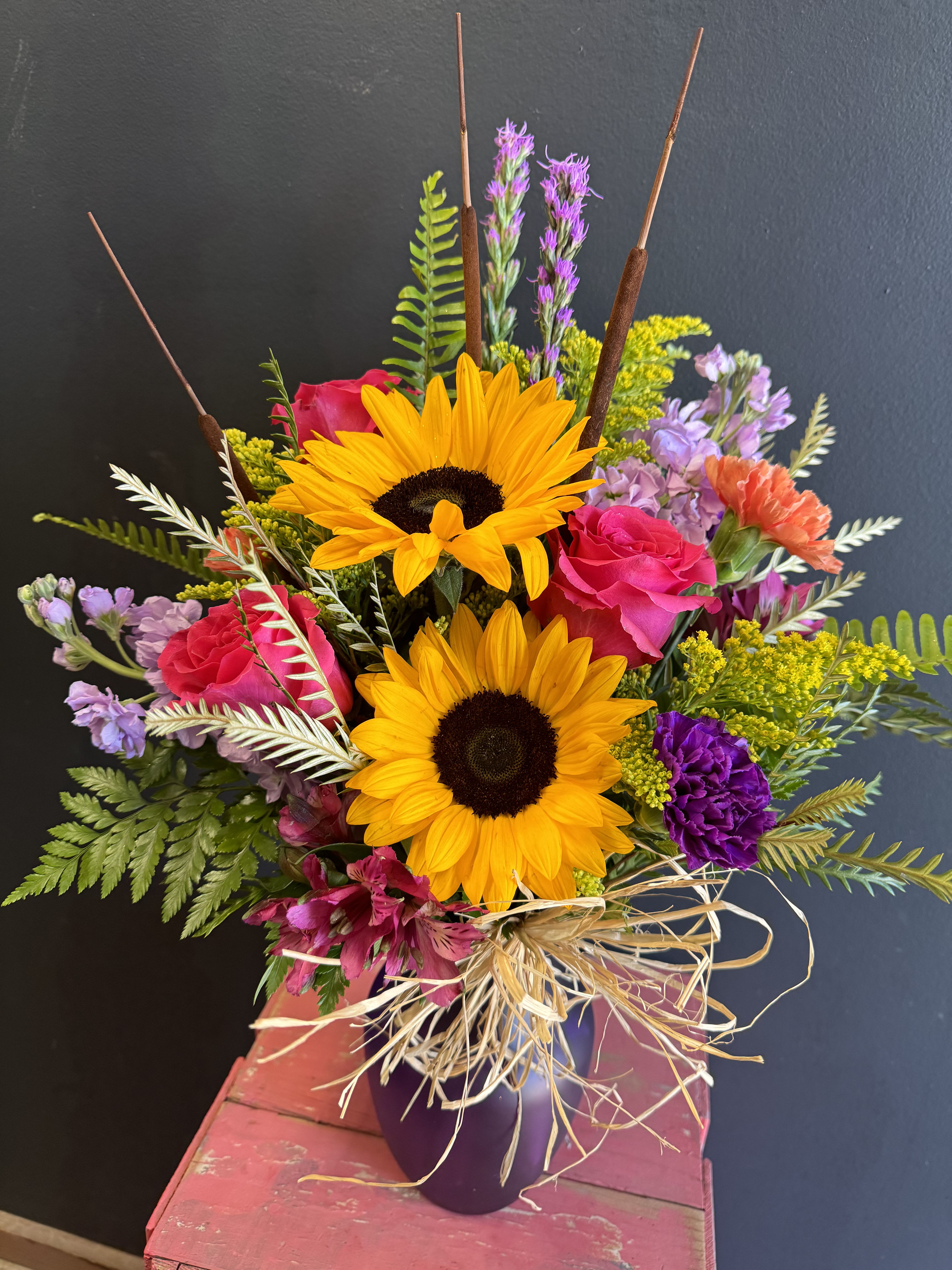 ホックニー） 額装品/Sunflowers Hope（デビット for