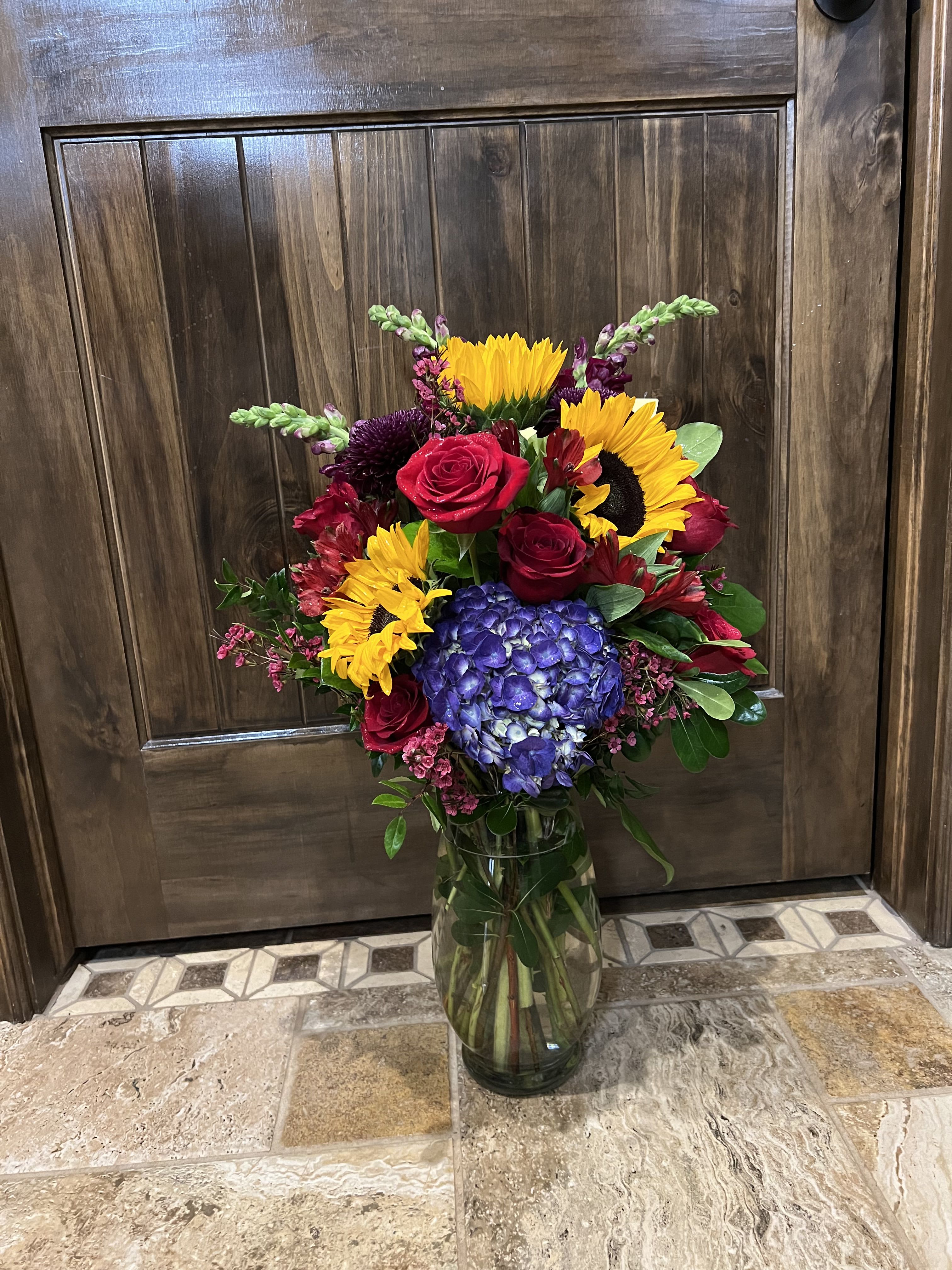 Purple Fall - Sunflower Rose Hydrangea 