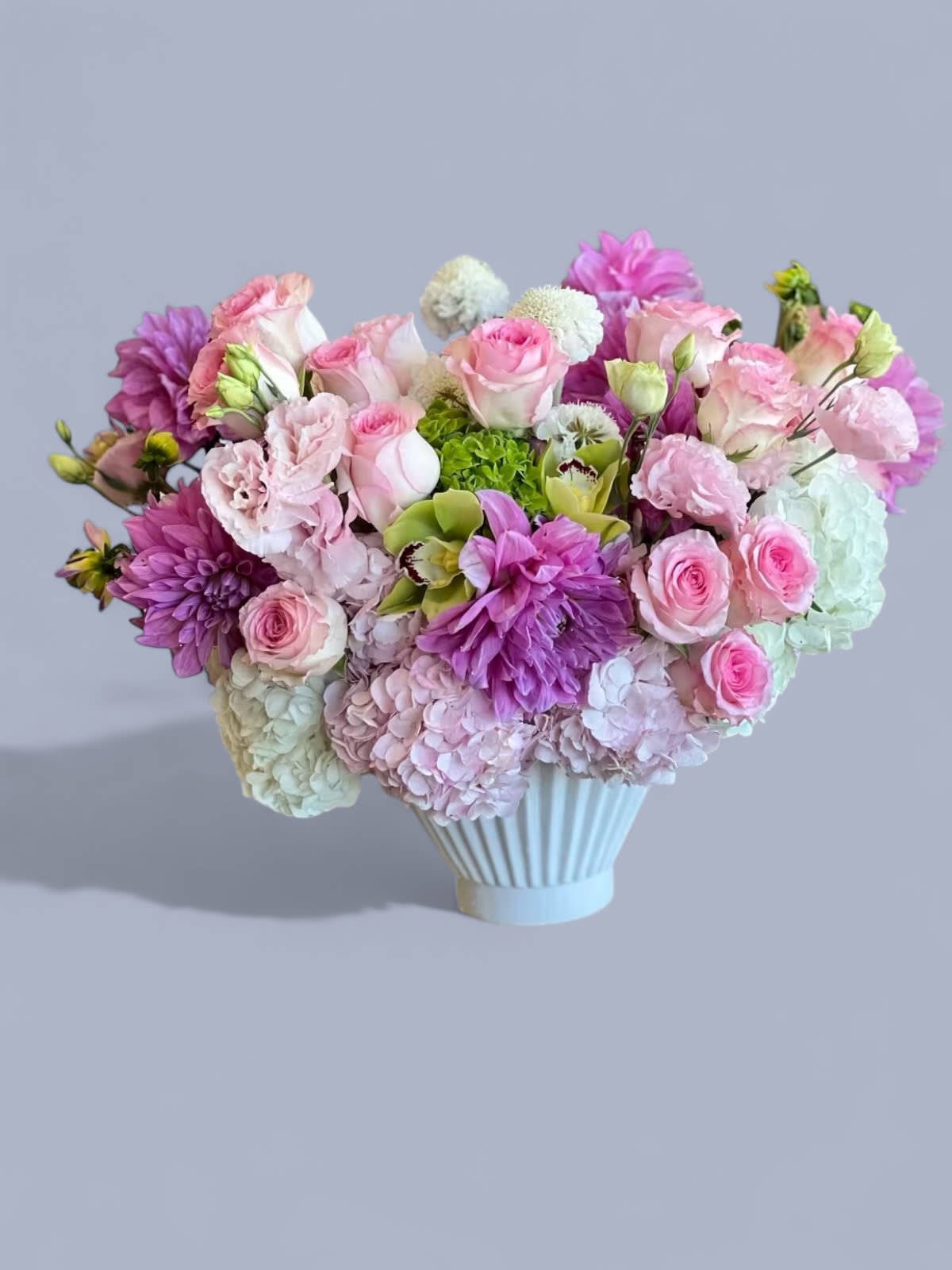 Mary Mar - unique design    mix flower pinks 