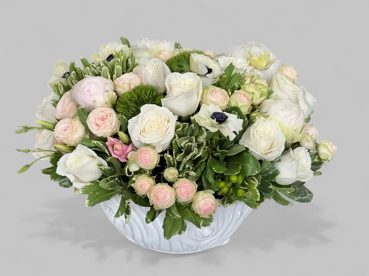 Simple &amp; Lovely - A lovely arrangement of orchids, roses, and tulips!