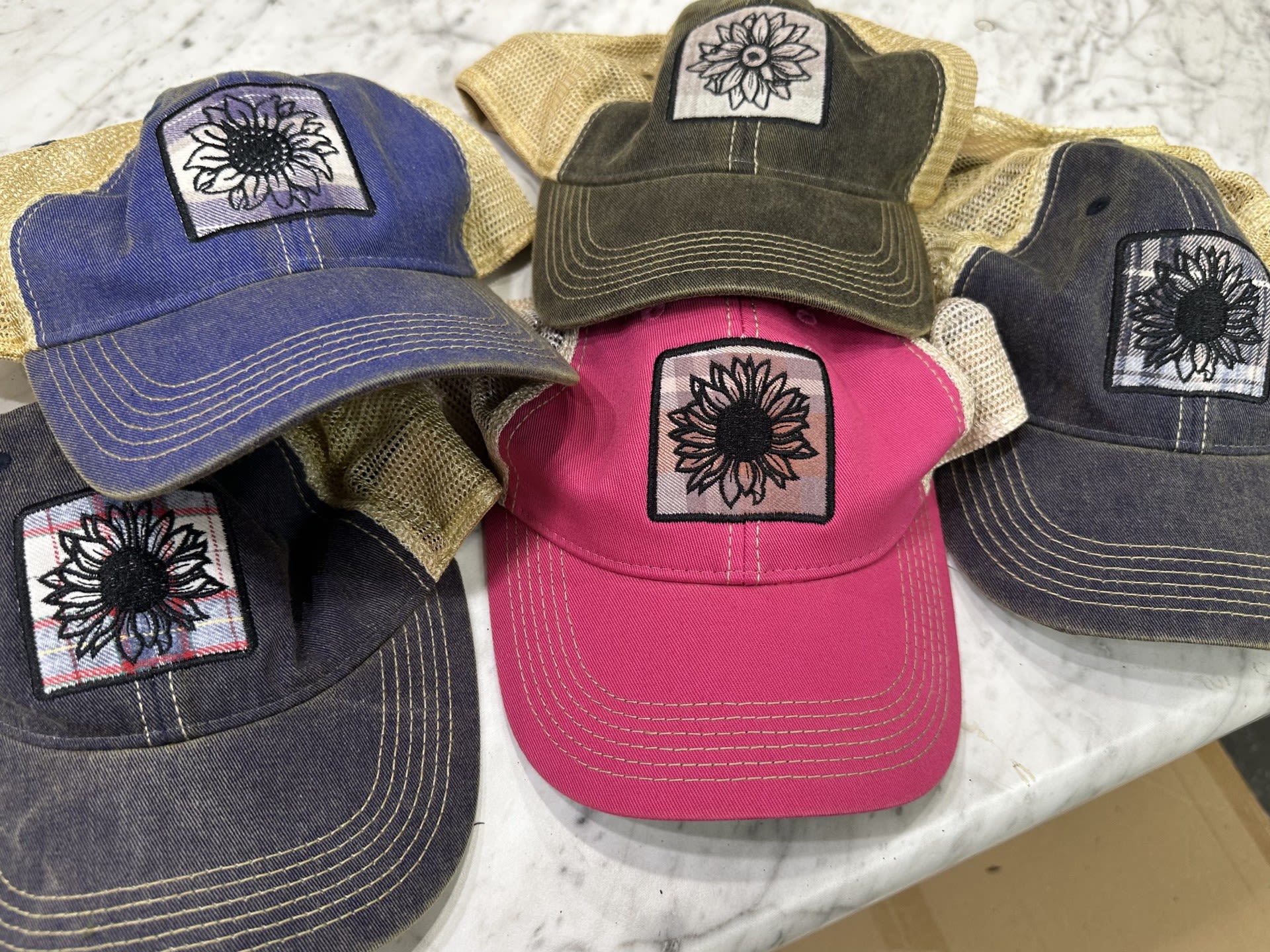 Sunflower Hats - Stylish hats with sunflowers