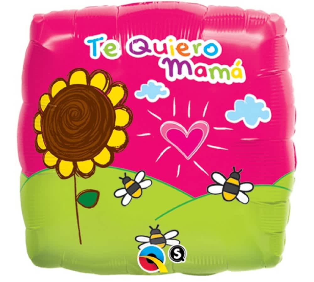 Te Quiero Mama - (Spanish) - Balloon - TE QUIERO MAMA 18&quot; INCH HELIUM-FILLED MYLAR BALLOON QTY. 1
