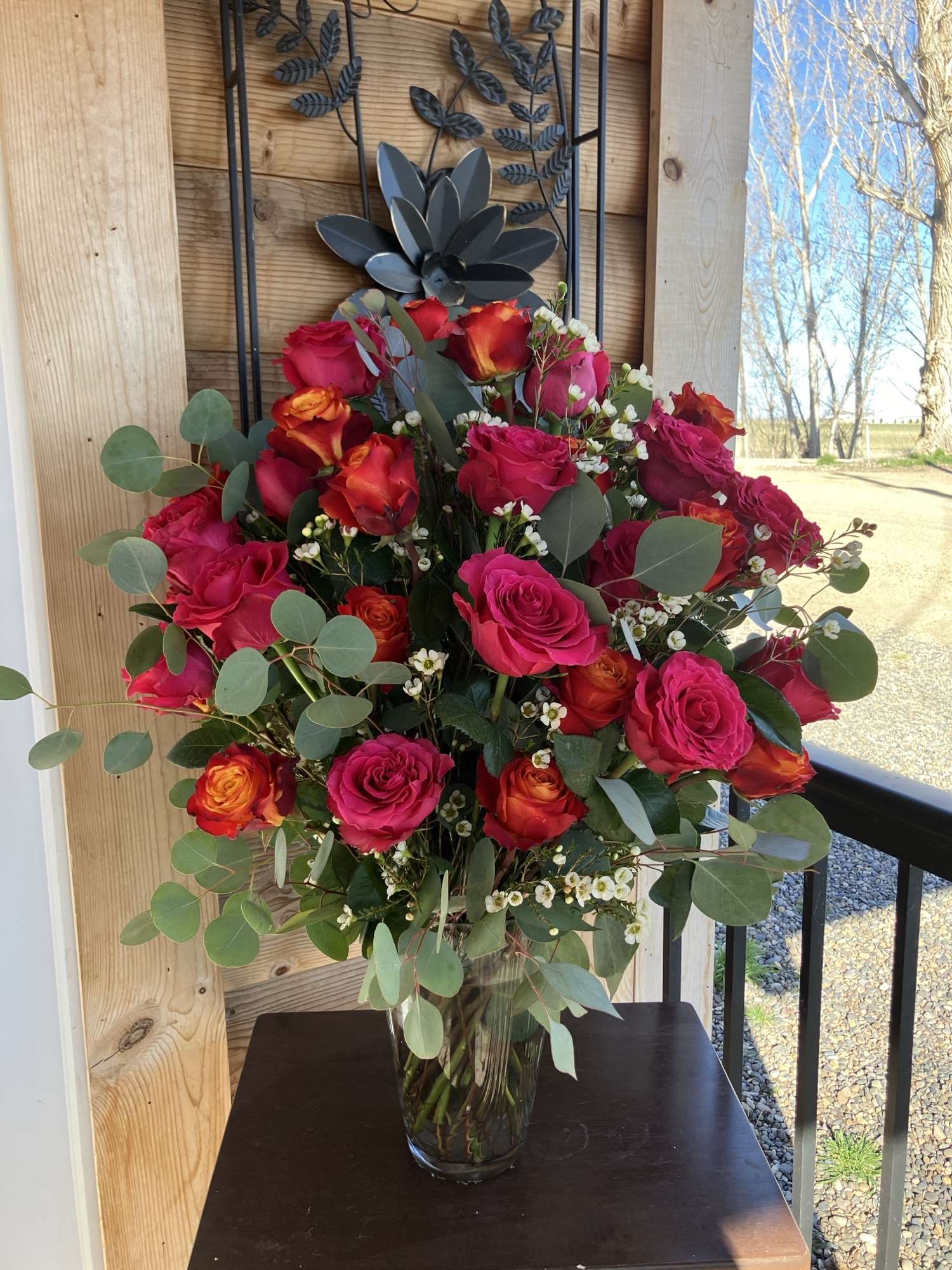 If You Really Love Me... - A stunning arrangement made using 80 Roses in colors of your choice!