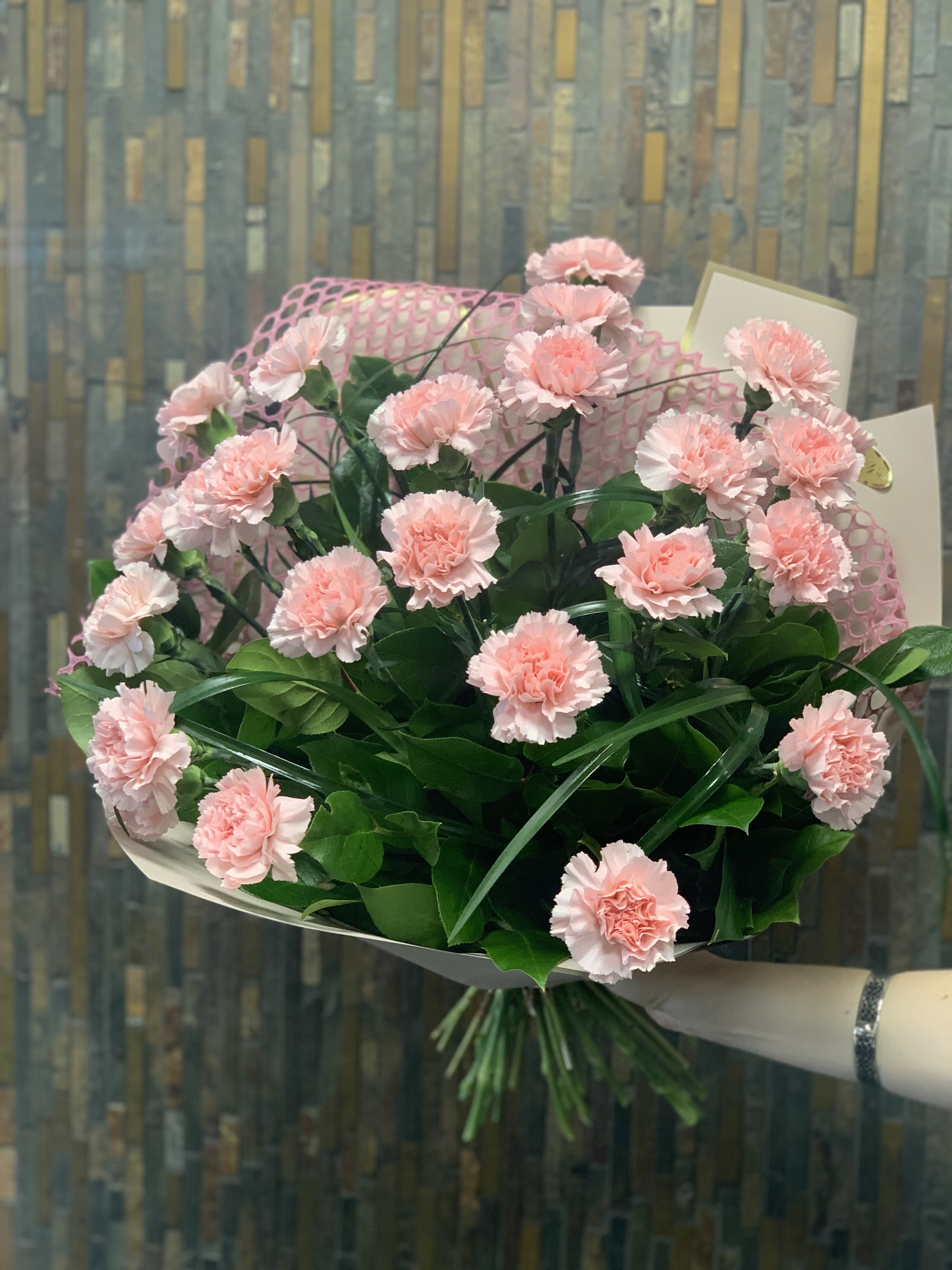 Ballet Slippers Carnations Bouquet  - Ballet Slippers Carnations Bouquet 