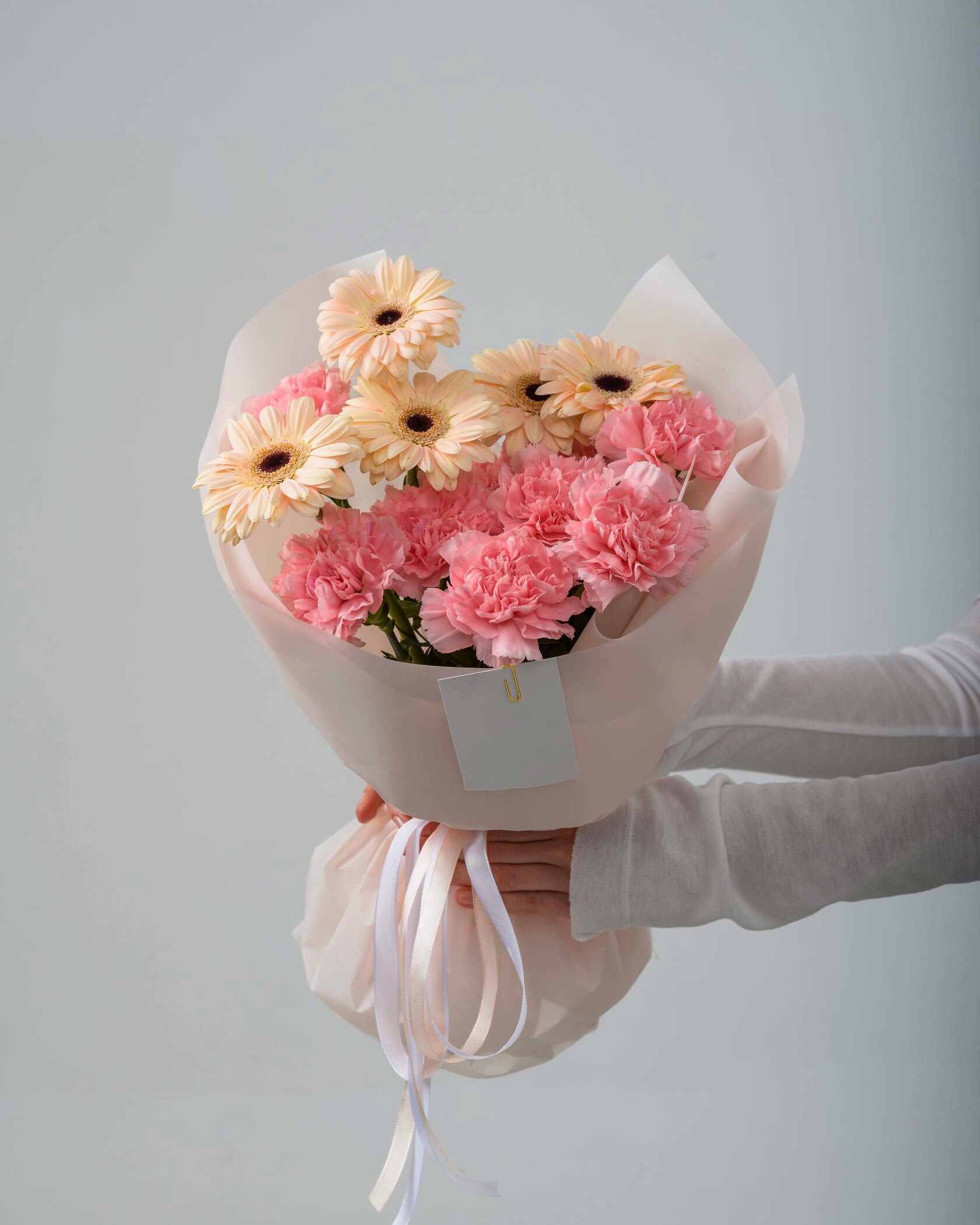 № 52 - Bouquet of Gerberas with Carnations.