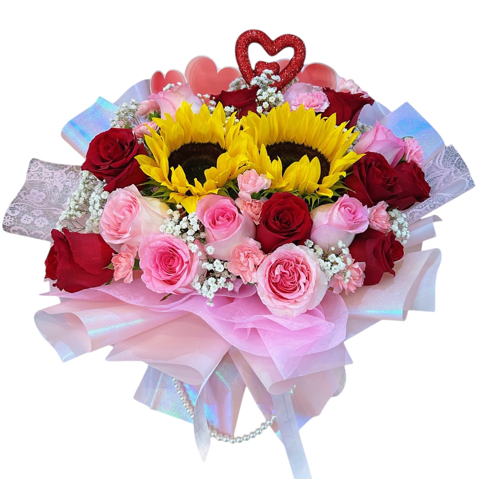 Angel Love - Our flower have Fresh Floral Foam, no need vase no need add water ,floral foam can help extend the life of your fresh floral flowers . Don’t unwrap it .