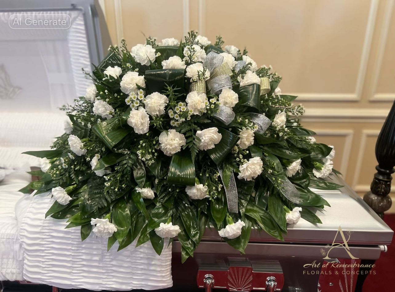 Delightful by Art of Remembrance  - A simply beautiful display of carnations. 